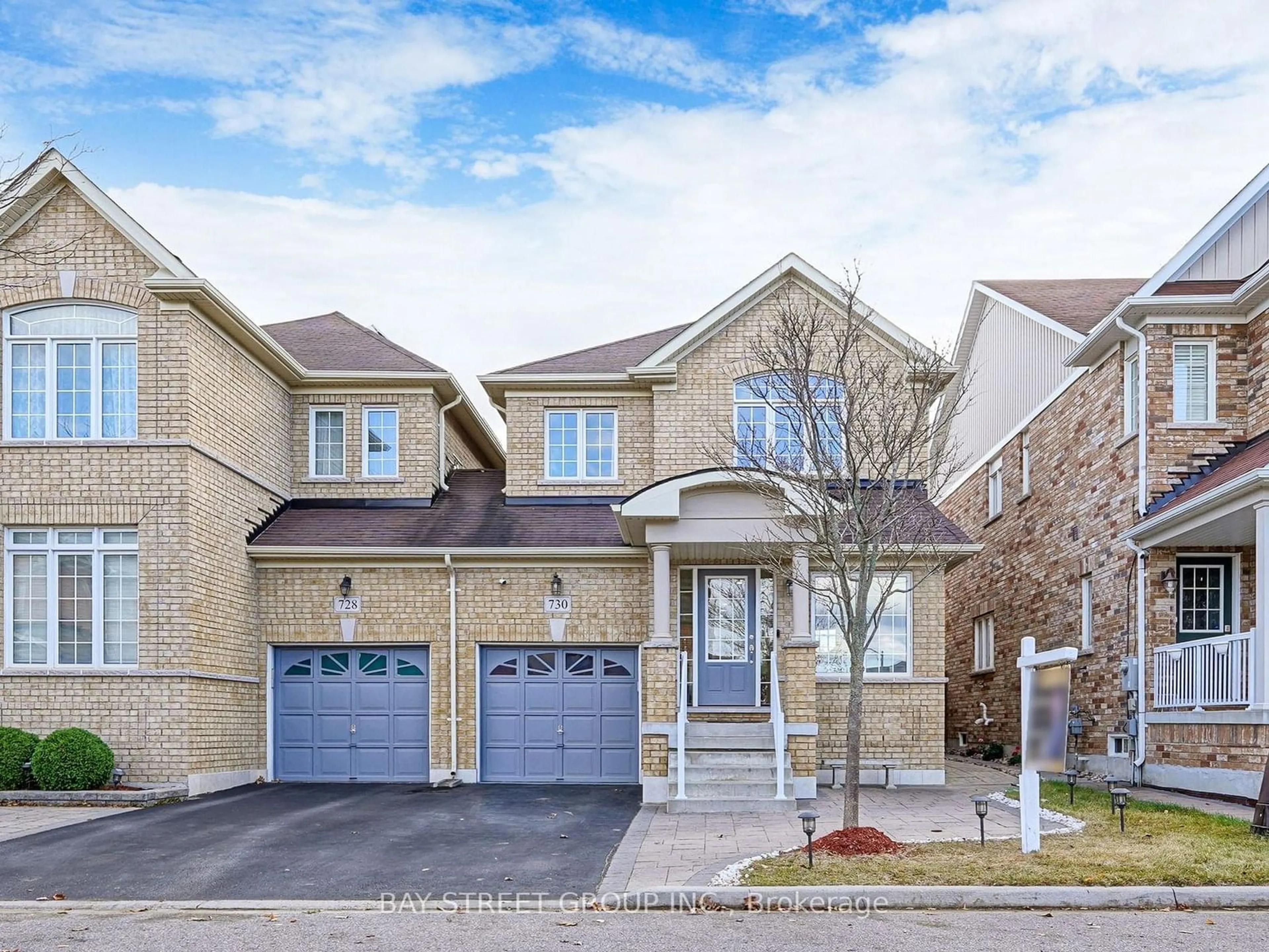 Frontside or backside of a home, the street view for 730 Hammersly Blvd, Markham Ontario L6E 0R9