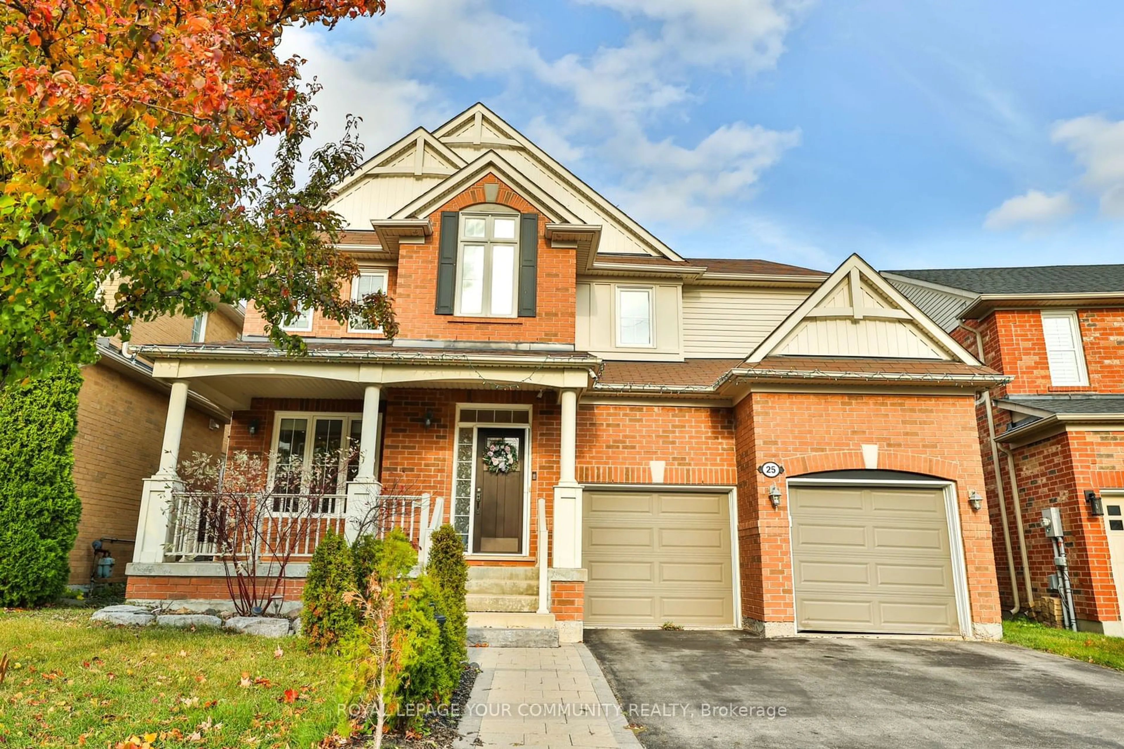 Home with brick exterior material for 25 Cliff Gunn Rd, Newmarket Ontario L3X 3J8