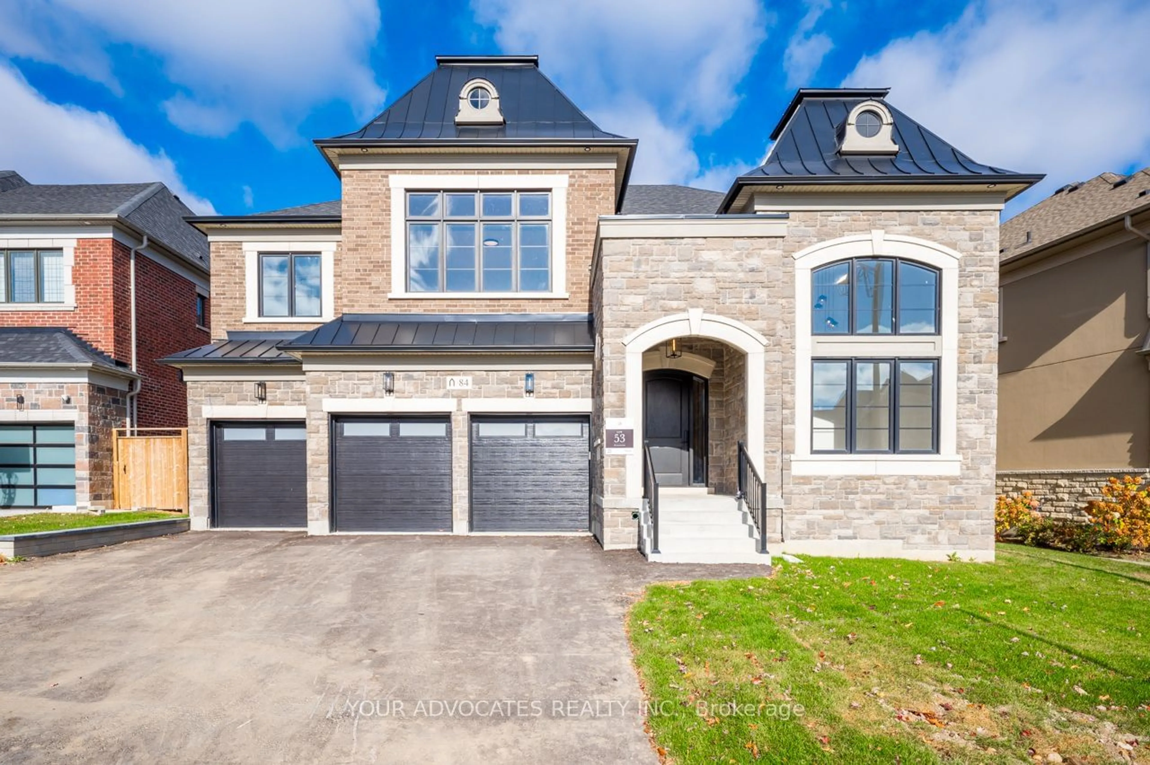 Home with brick exterior material for 84 Lady Jessica Dr, Vaughan Ontario L6A 4T9