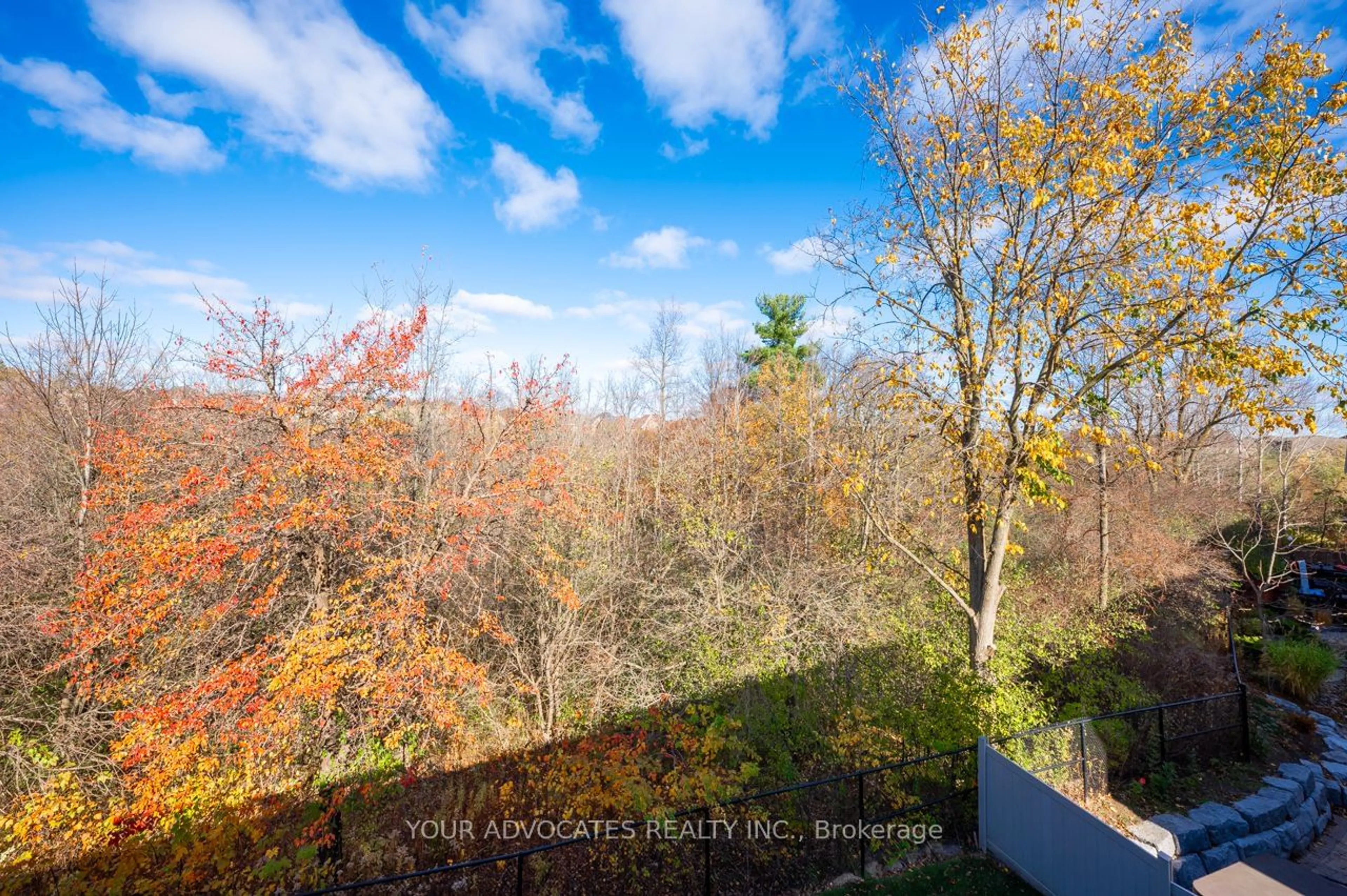 Patio, the fenced backyard for 84 Lady Jessica Dr, Vaughan Ontario L6A 4T9