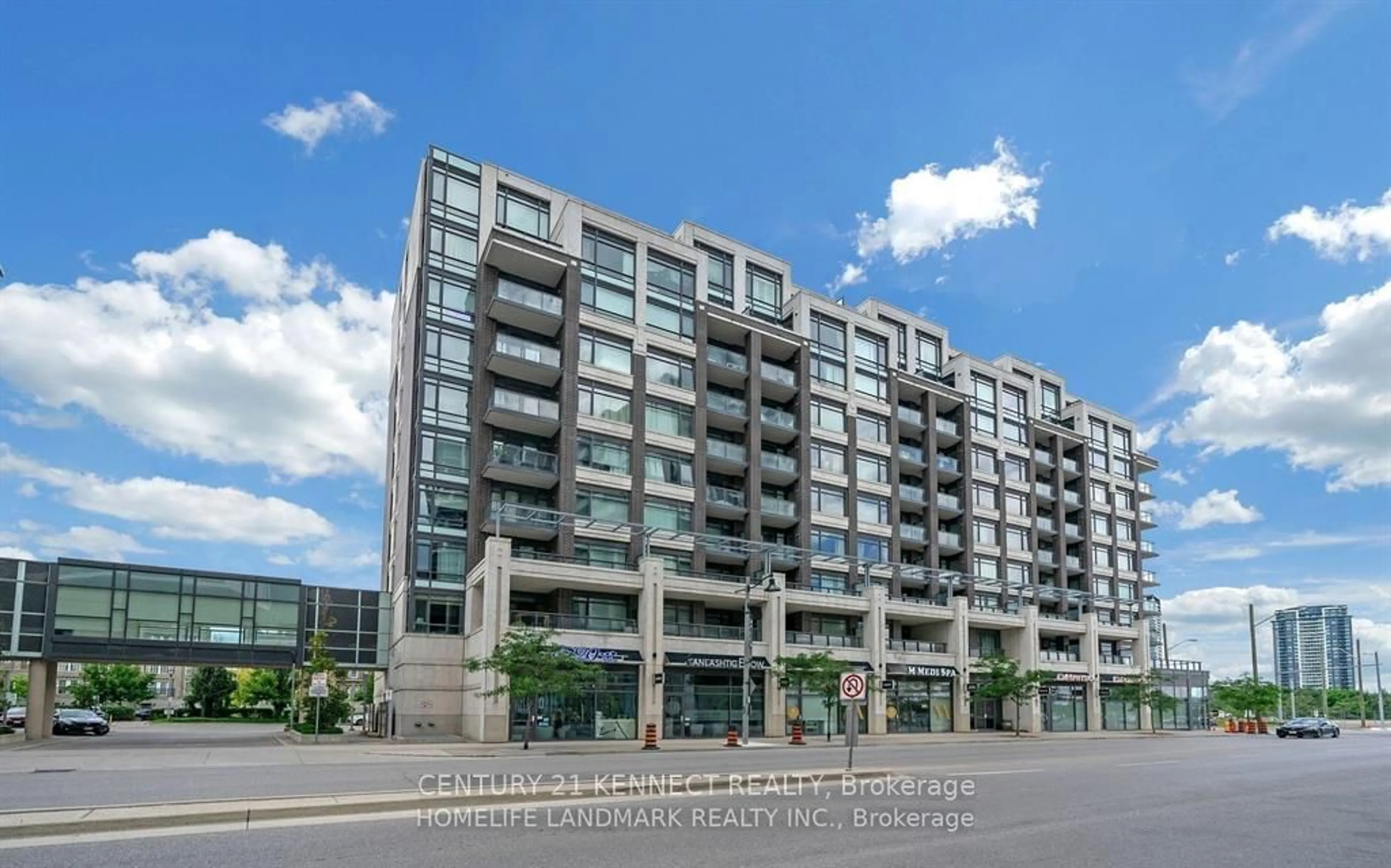 A pic from exterior of the house or condo, the front or back of building for 8130 Birchmount Rd #608, Markham Ontario L6G 0E4