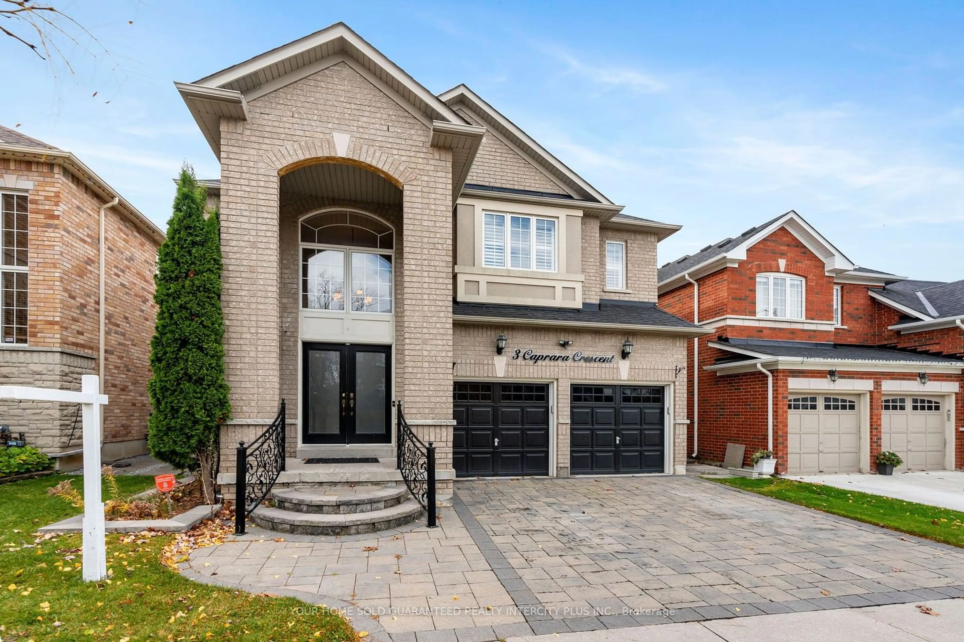 Home with brick exterior material for 3 Caprara Cres, Markham Ontario L6B 0B7