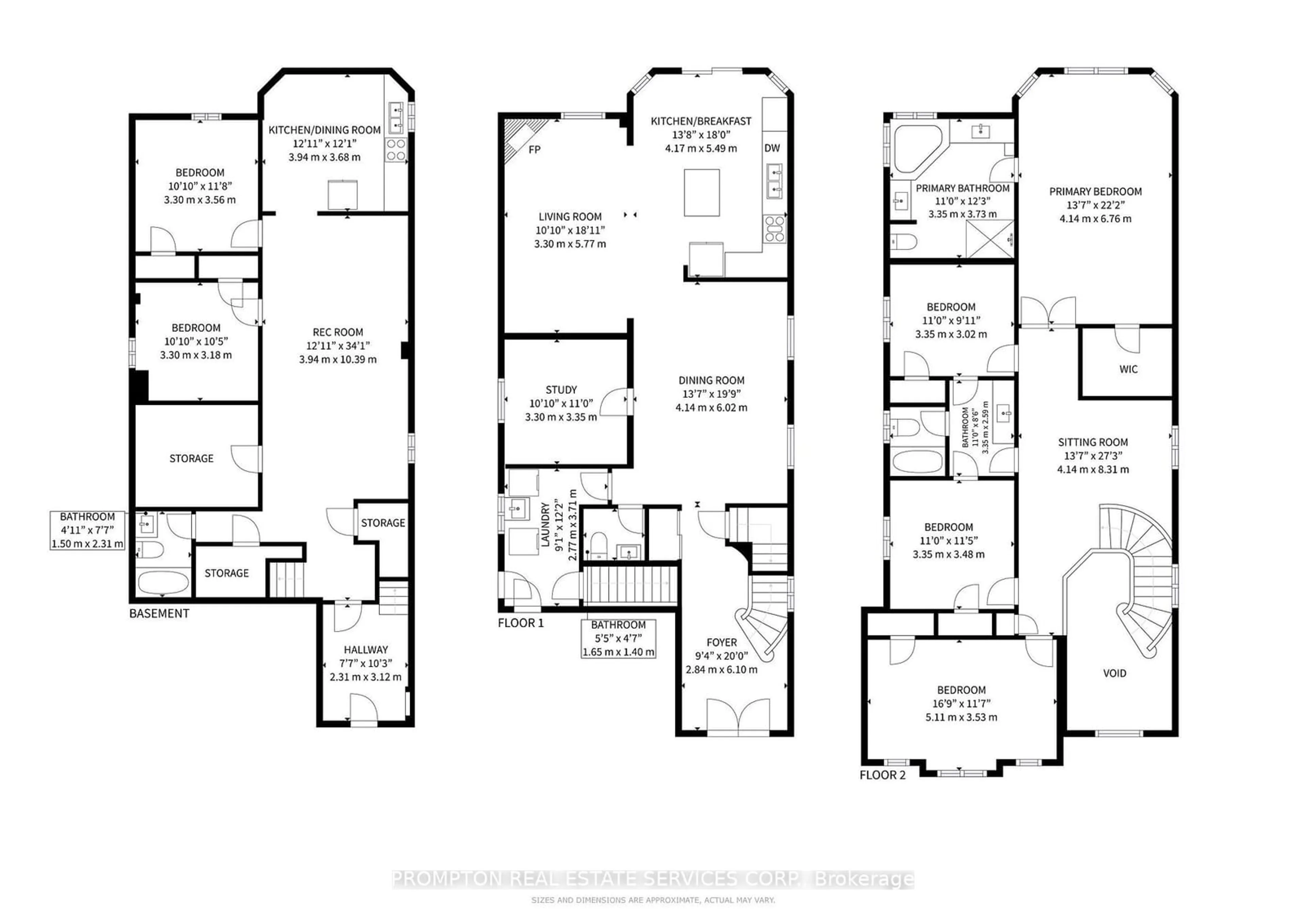 Floor plan for 282 Forest Run Blvd, Vaughan Ontario L4K 5G2