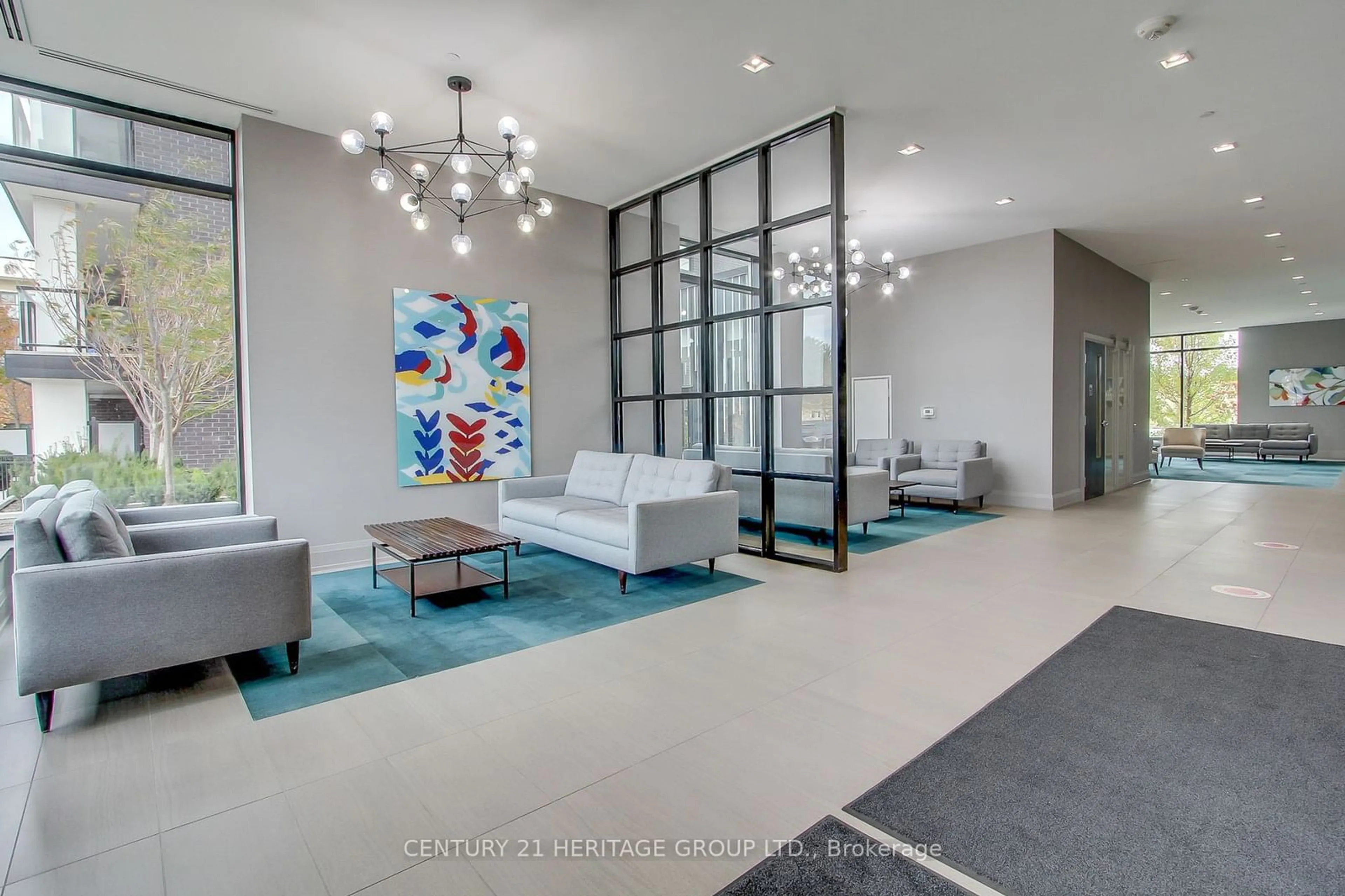 Indoor lobby, ceramic floors for 555 William Graham Dr #250, Aurora Ontario L4G 7C4