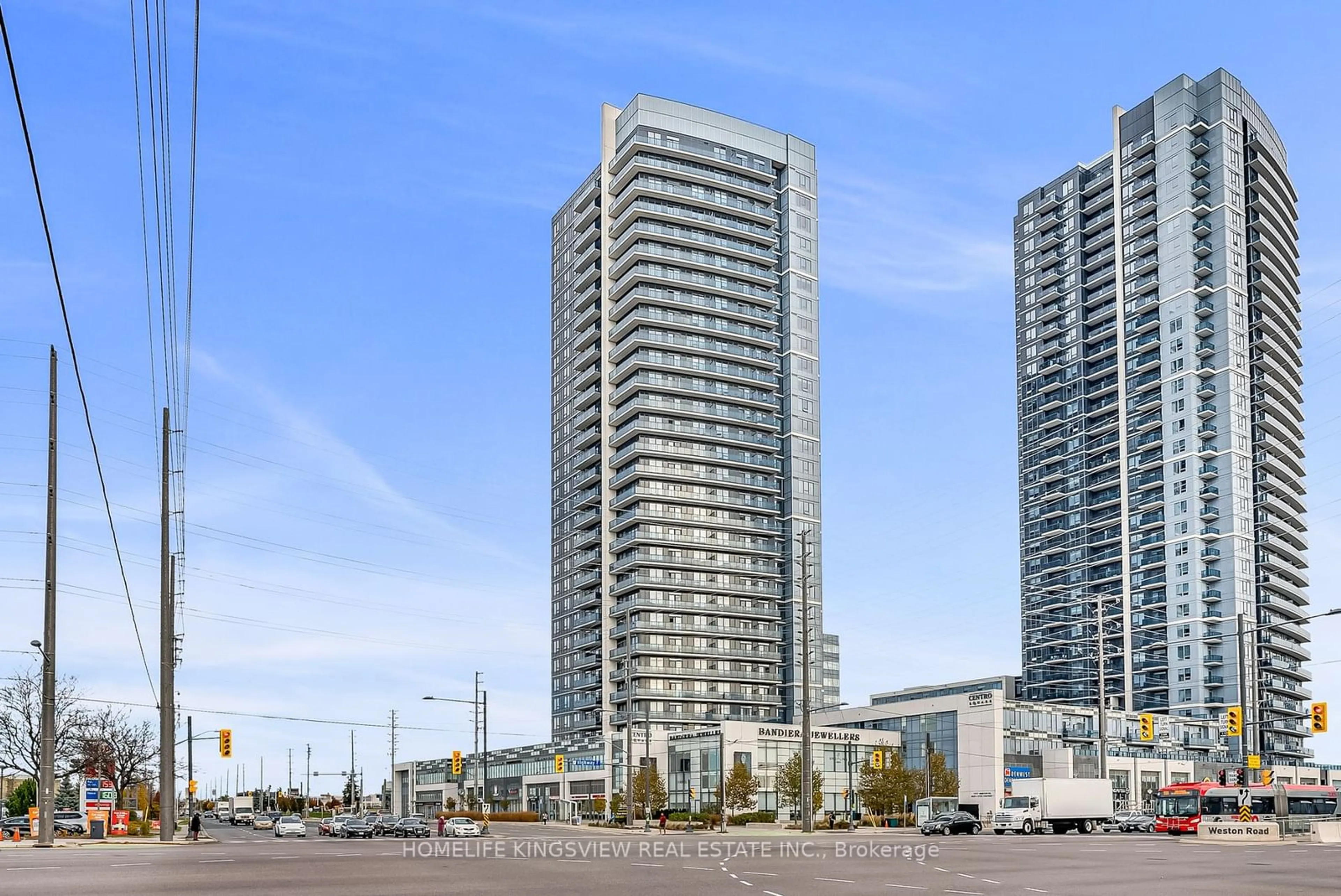 A pic from exterior of the house or condo, the view of city buildings for 3700 hwy 7 #1802, Vaughan Ontario L4L 0G8