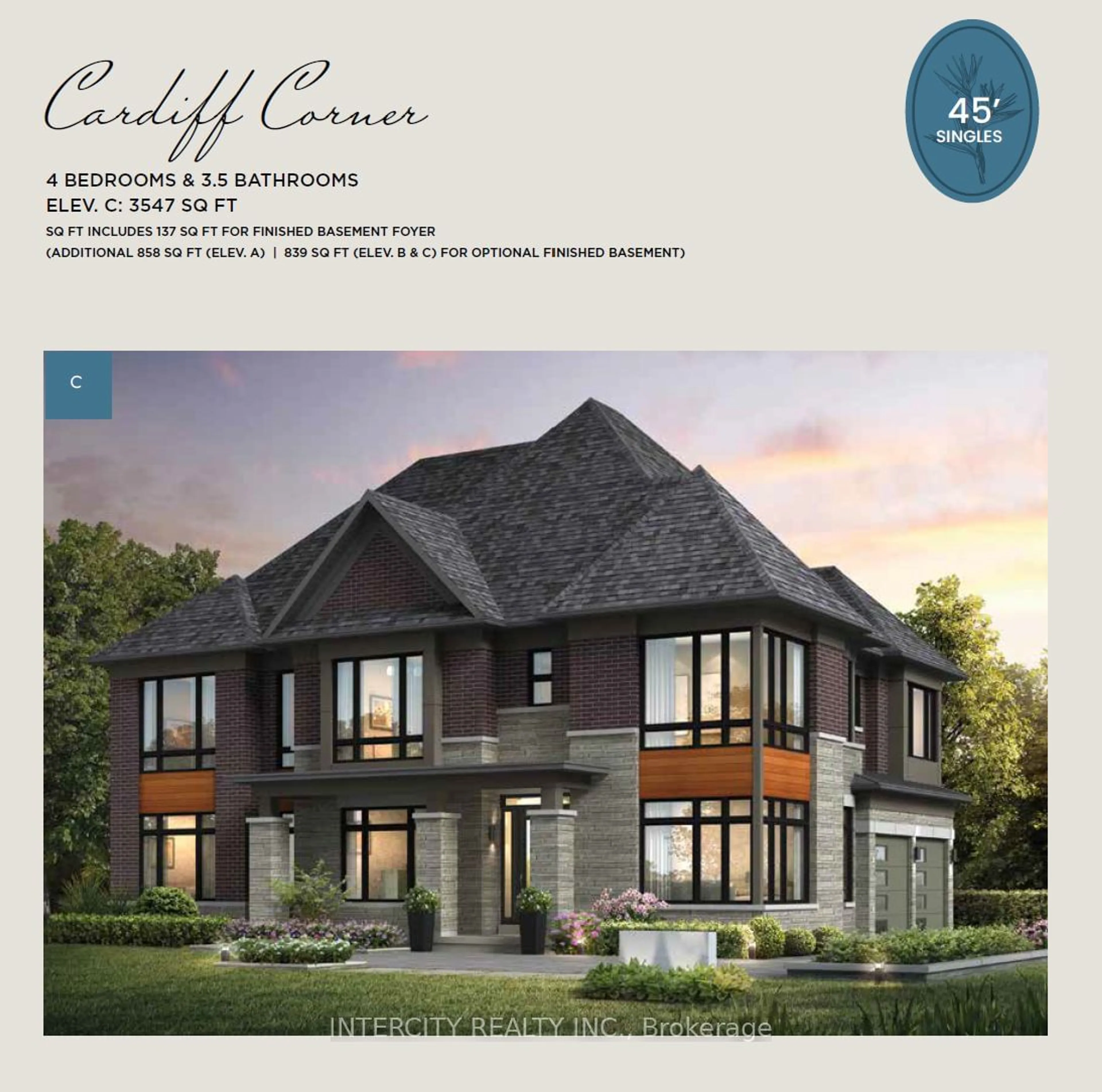 Home with brick exterior material for Lot 16N Charles Baker Dr, King Ontario X0X 0X0