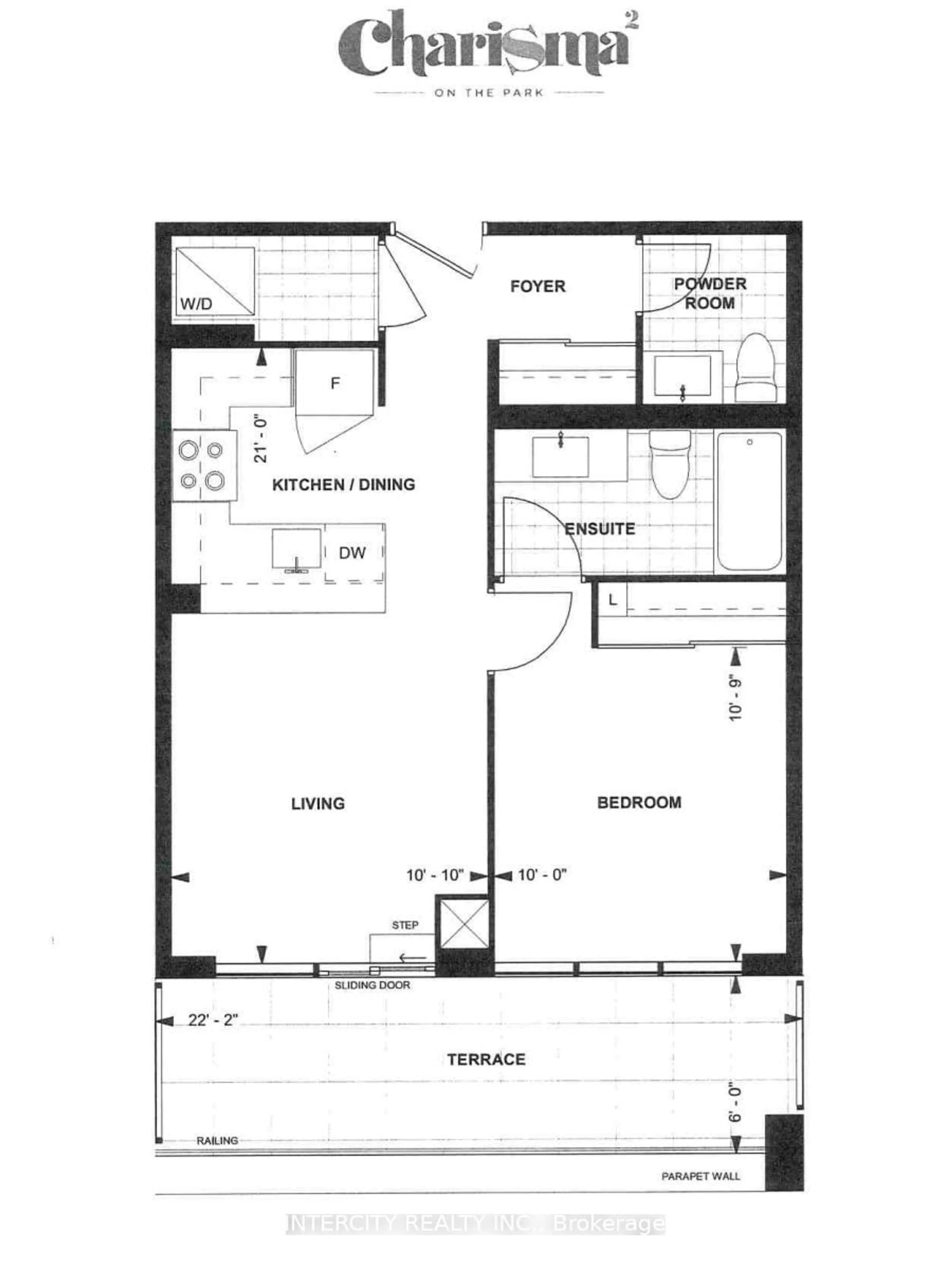 Floor plan for 8960 Jane St #215, Vaughan Ontario L4K 2M9