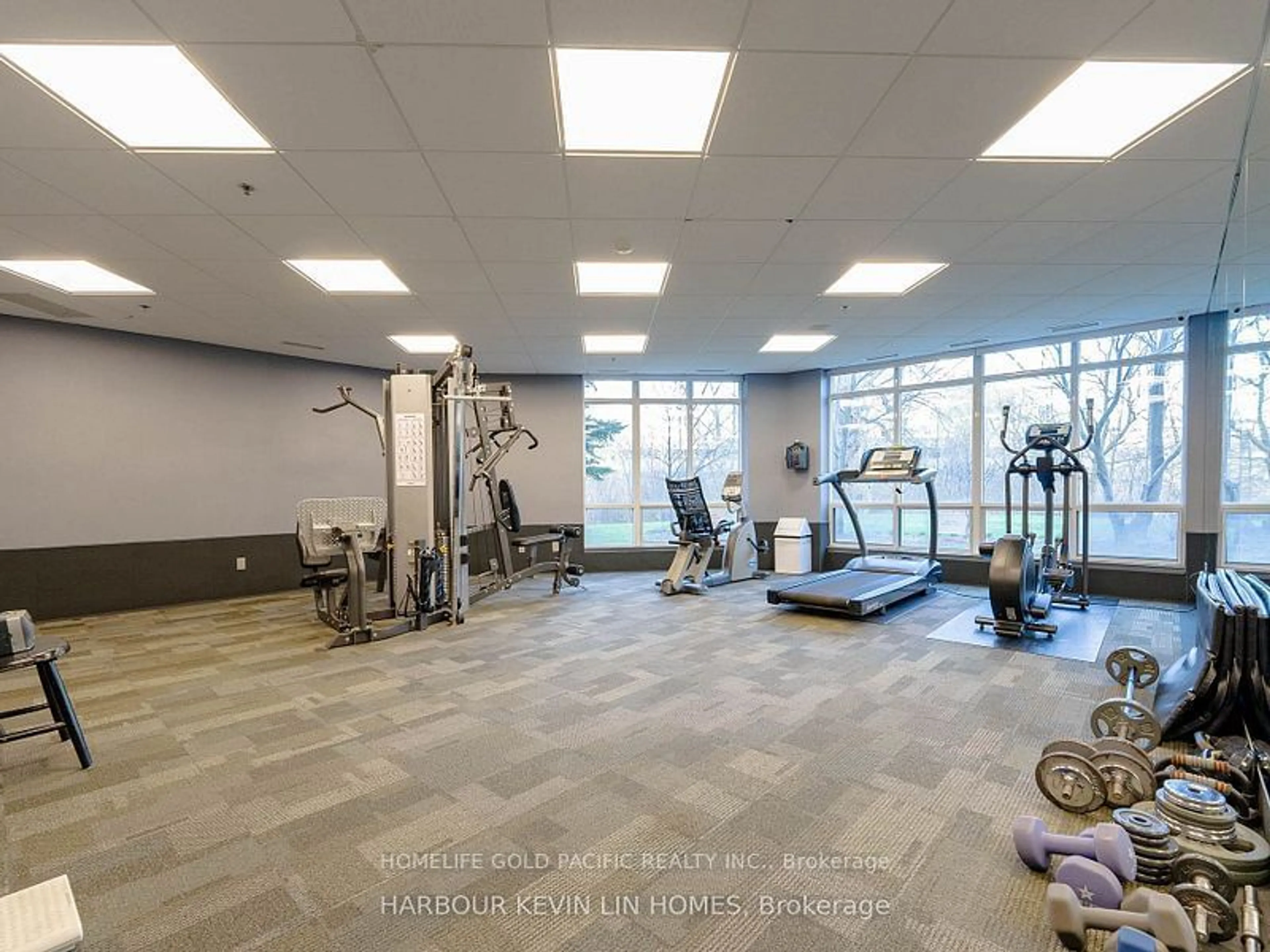 Gym or fitness room for 399 South Park Rd #205, Markham Ontario L3T 7W6