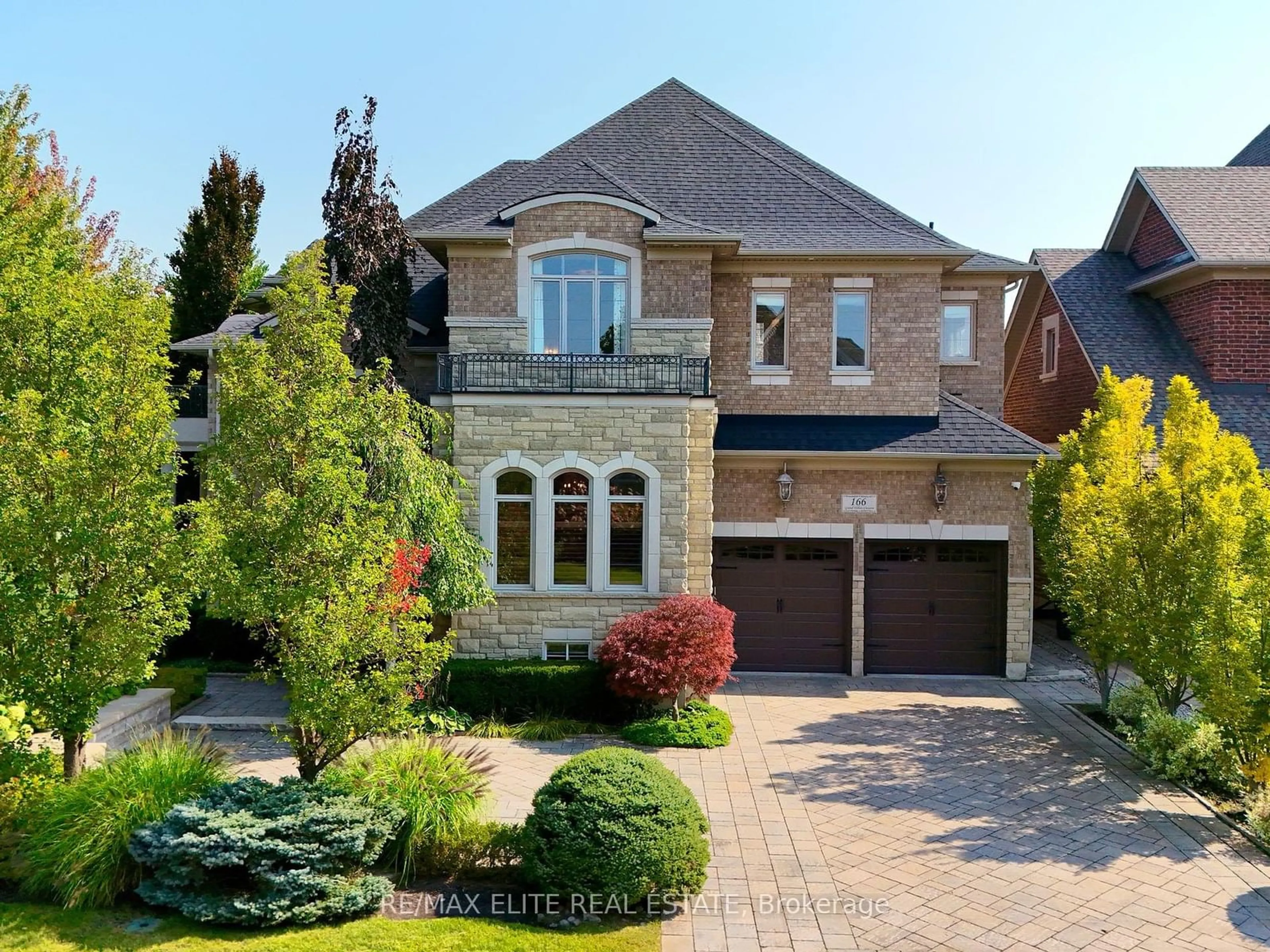 Home with brick exterior material for 166 Grand Vellore Cres, Vaughan Ontario L4H 0N9