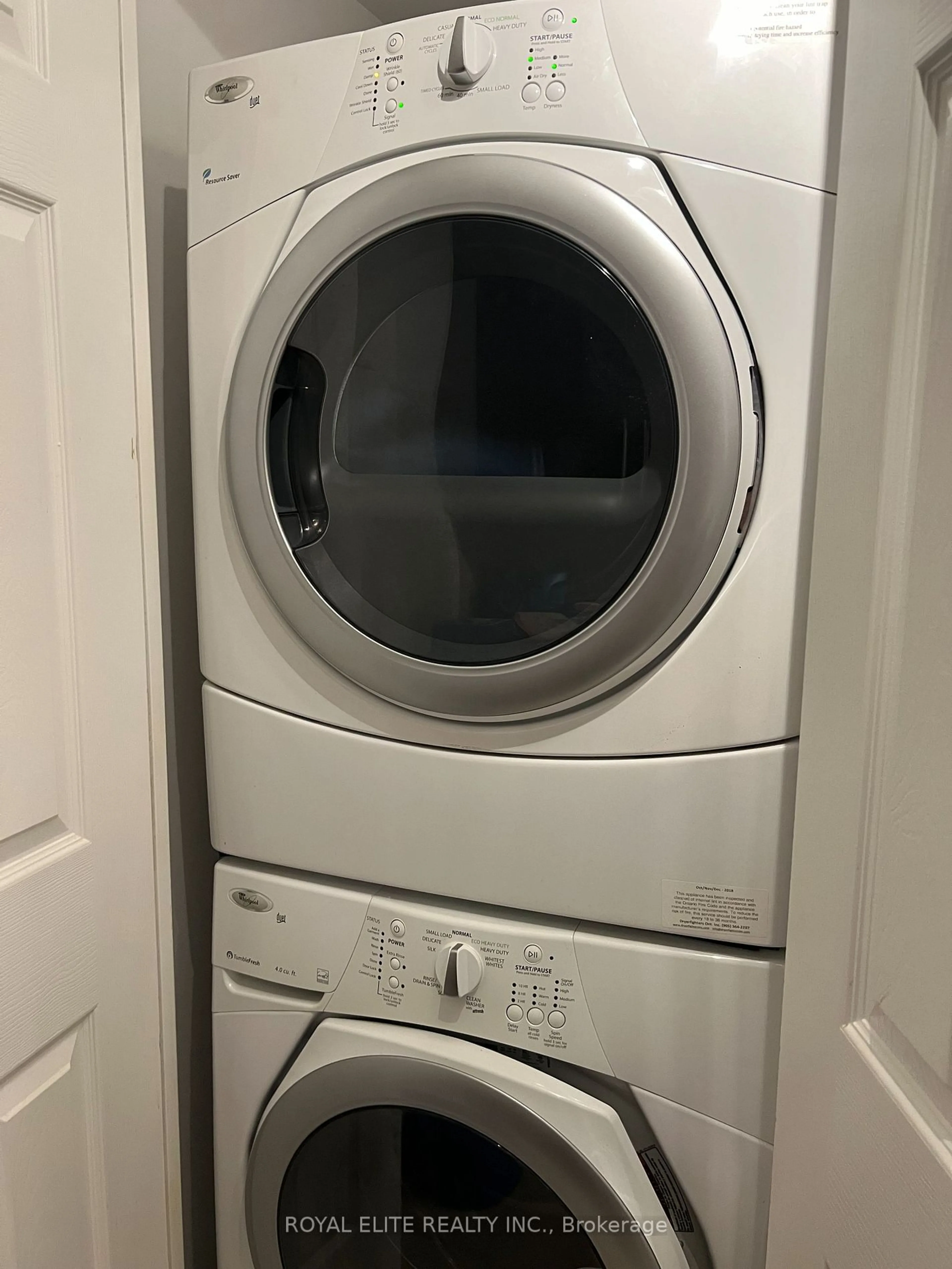 Washer and dryer for 23 Cox Blvd #365, Markham Ontario L3R 7Z9