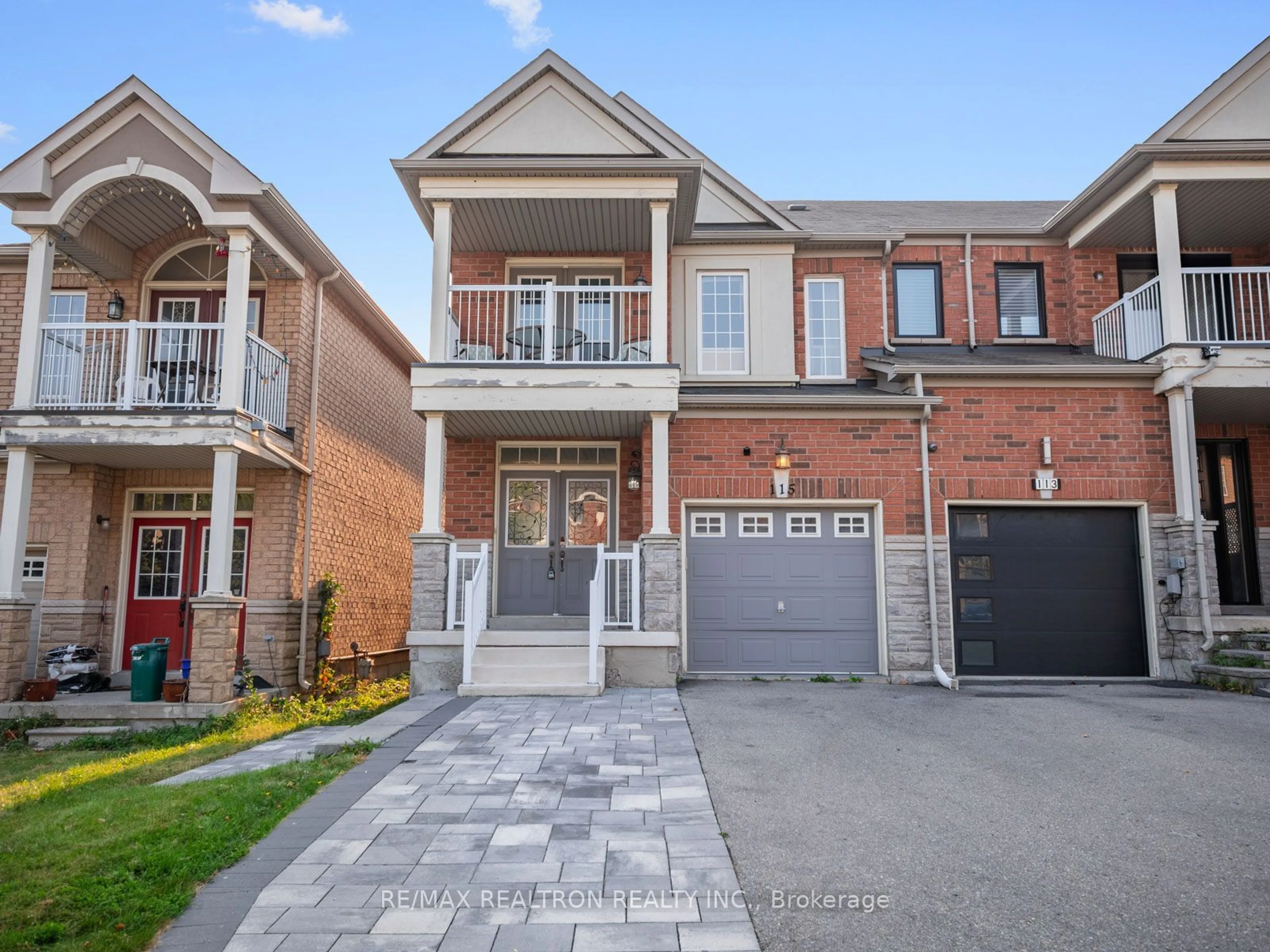 Home with brick exterior material for 115 Laramie Cres, Vaughan Ontario L6A 0P9