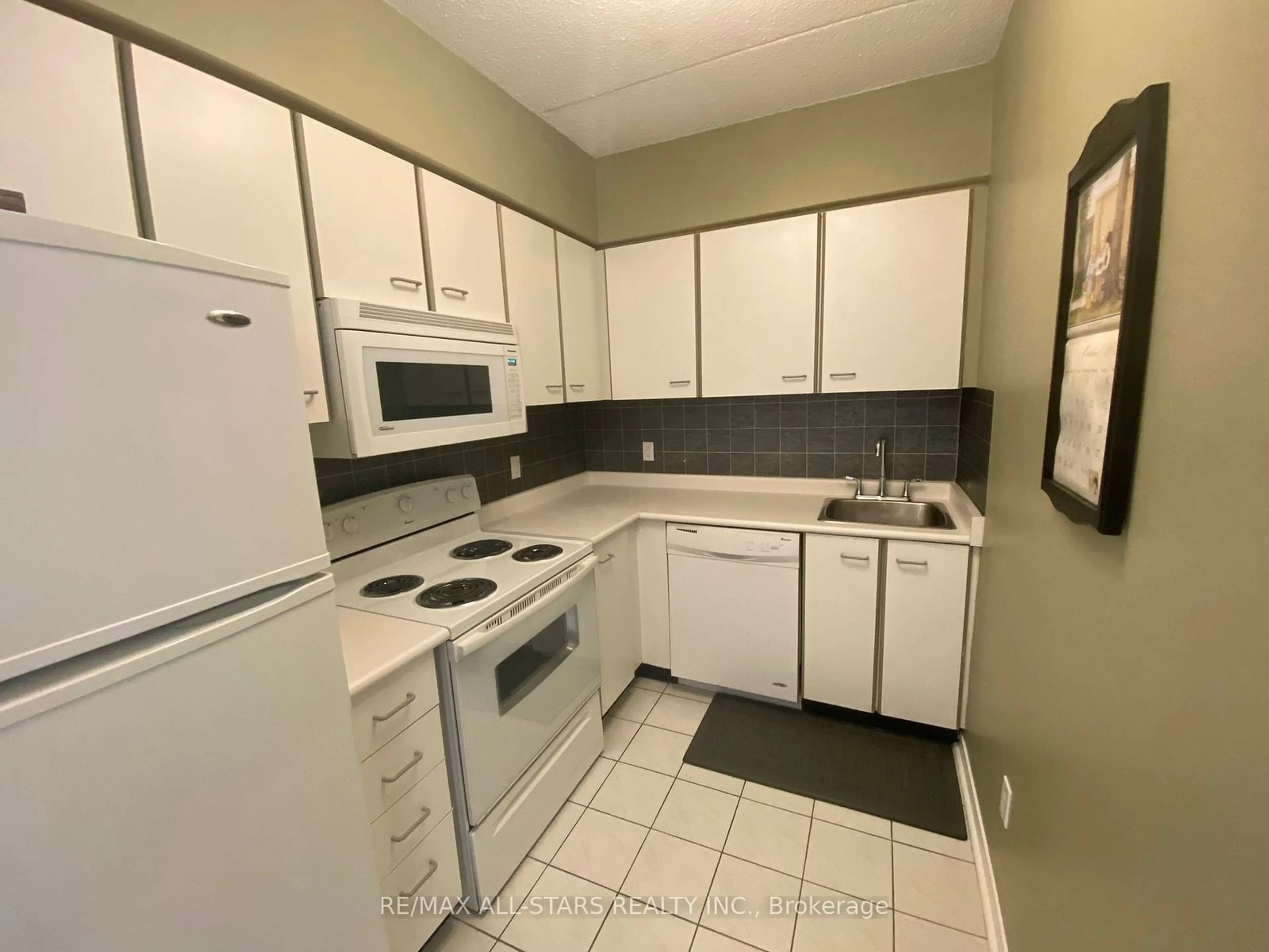 Standard kitchen, unknown floor for 155 Riverglen Dr #215, Georgina Ontario L4P 3M3