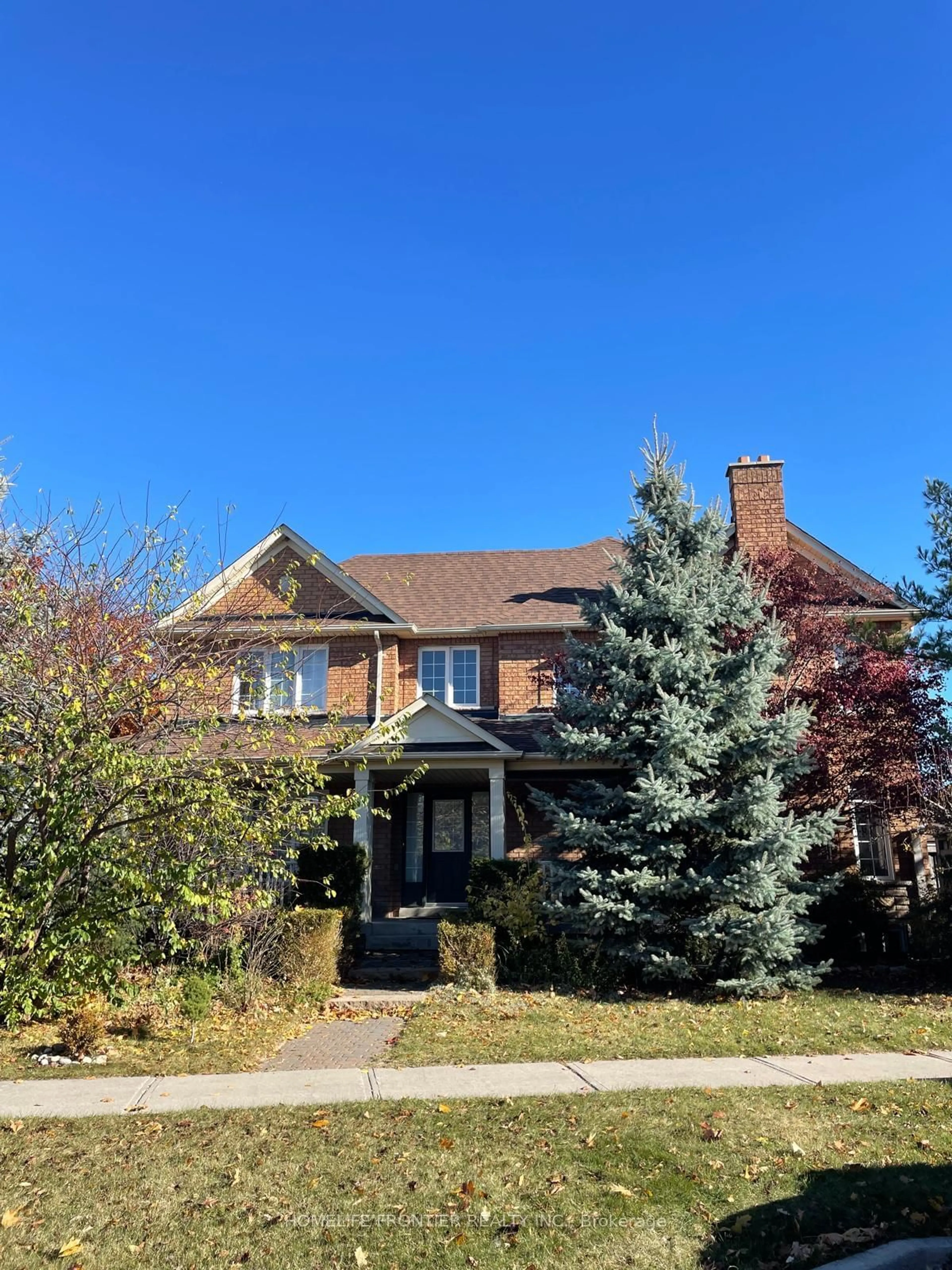 Frontside or backside of a home, the street view for 1 Ocean Ave, Vaughan Ontario L6A 2X7