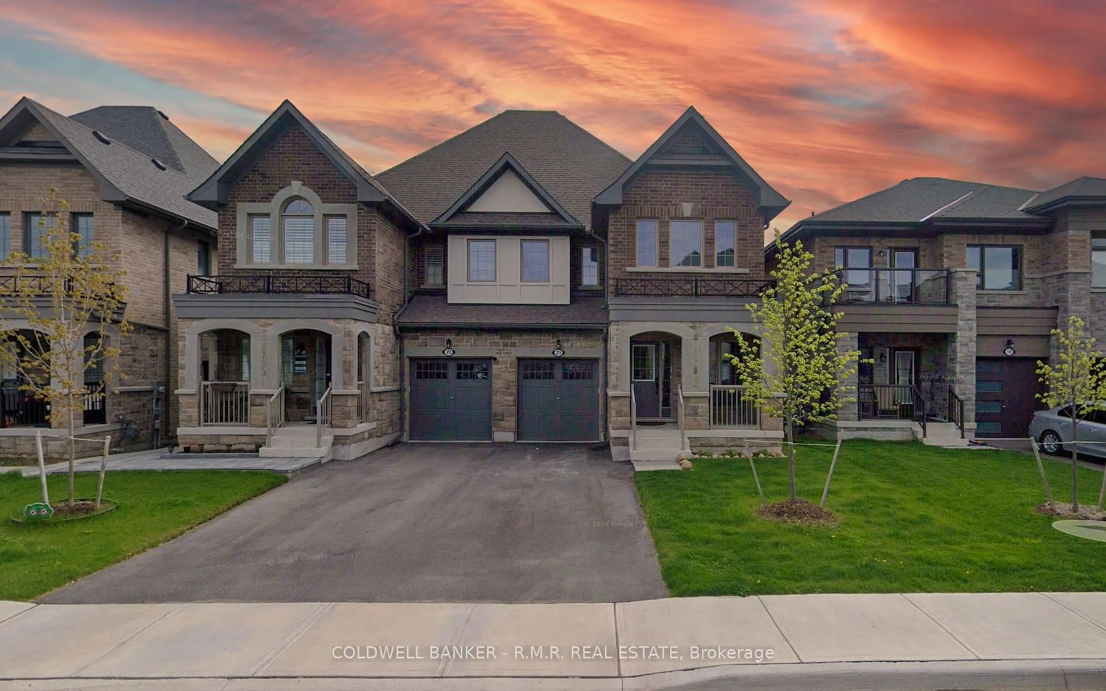 Frontside or backside of a home, the street view for 21 Allinson Lane, Uxbridge Ontario L9P 0R6