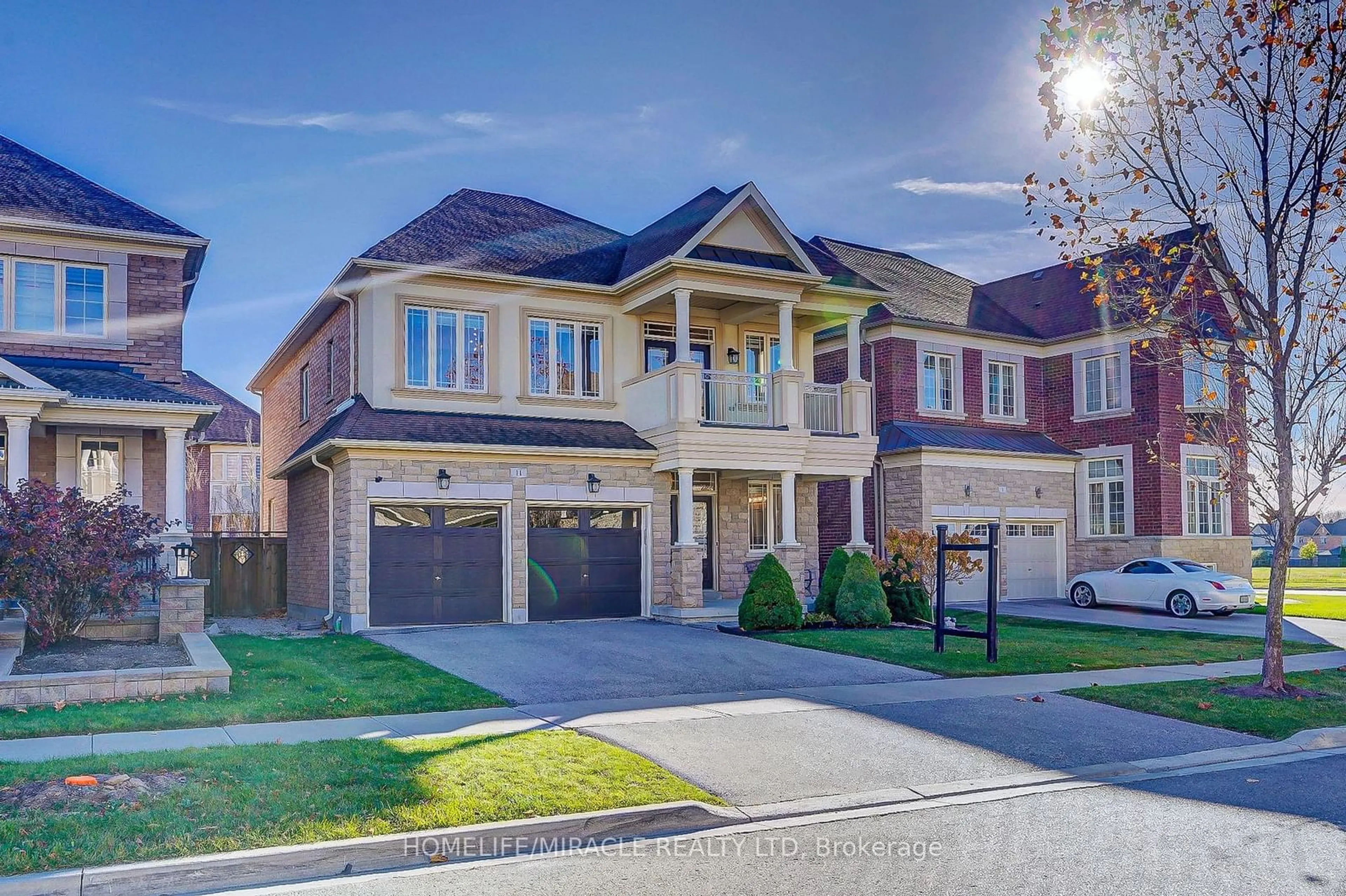 Home with brick exterior material for 11 Garyscholl Rd, Vaughan Ontario L4H 3R3