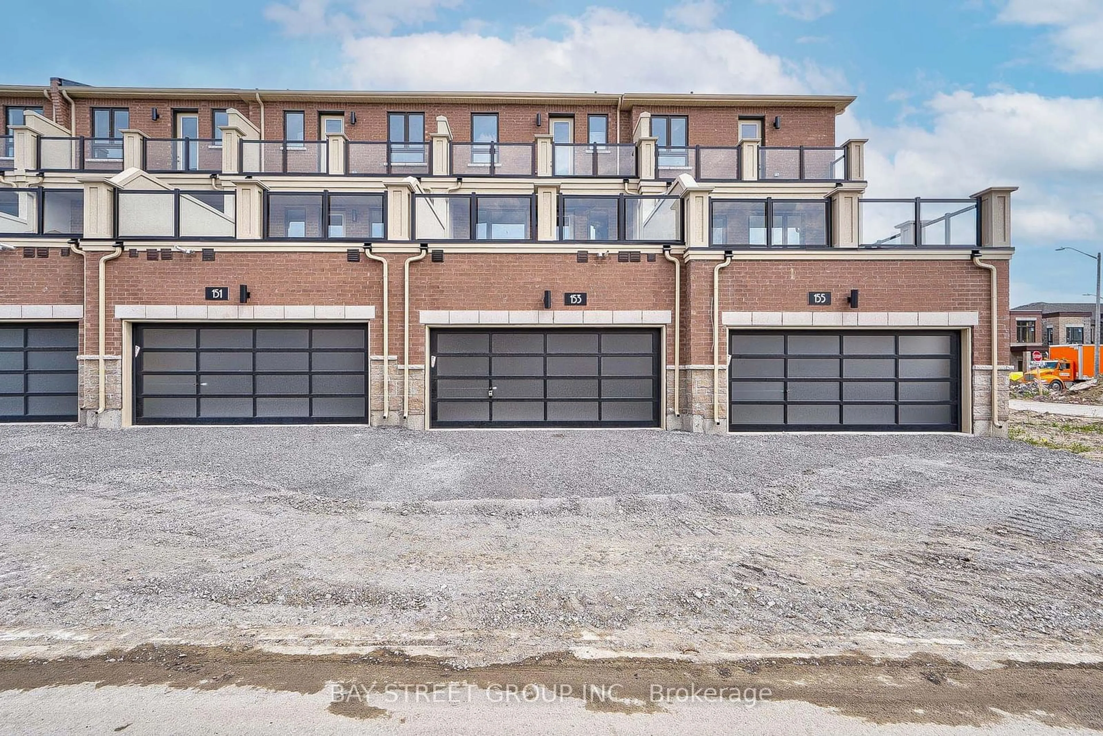 A pic from exterior of the house or condo, the front or back of building for 153 Mumbai Dr, Markham Ontario L3S 3K5