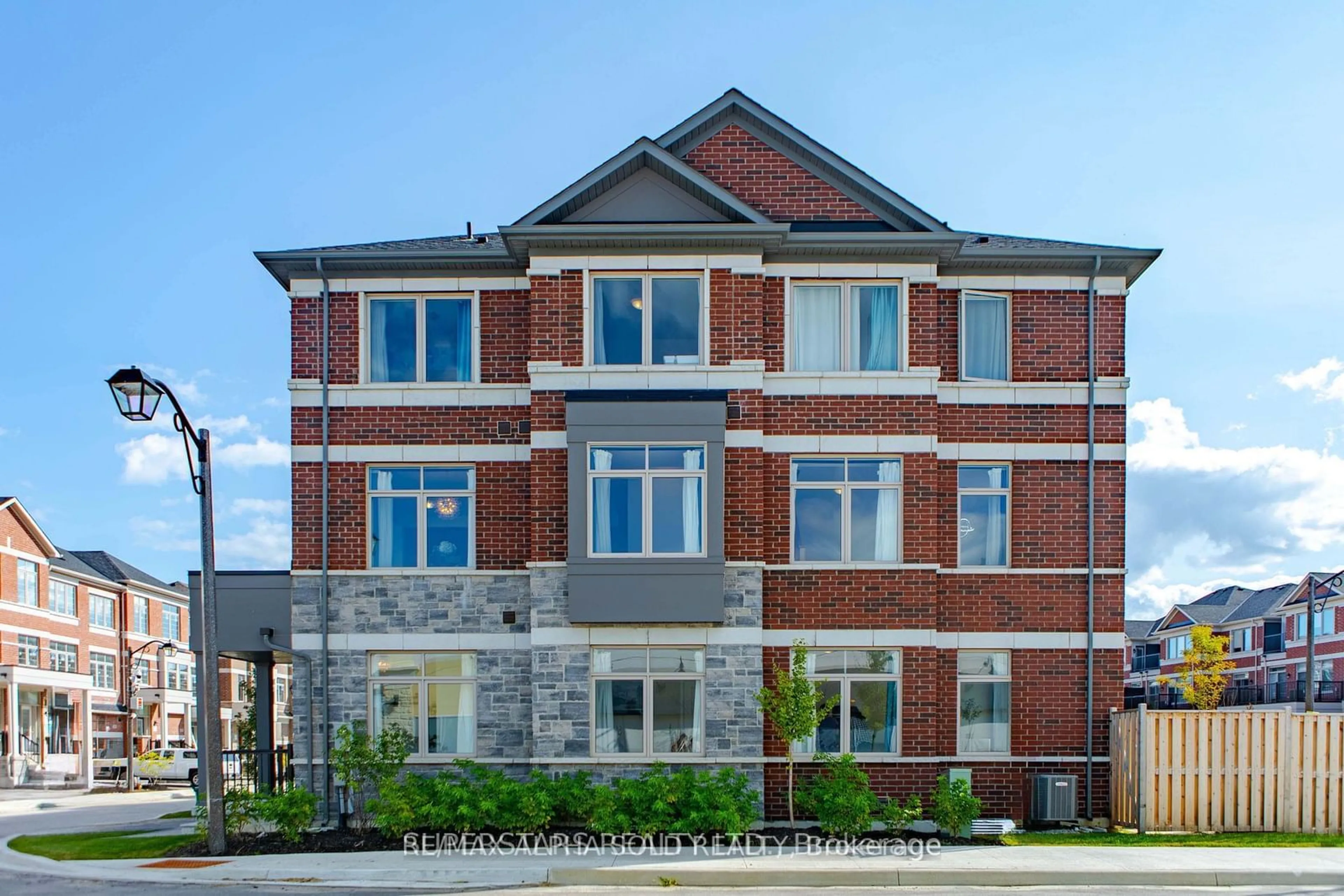 A pic from exterior of the house or condo, the front or back of building for 46 Sissons Way, Markham Ontario L6B 1R2