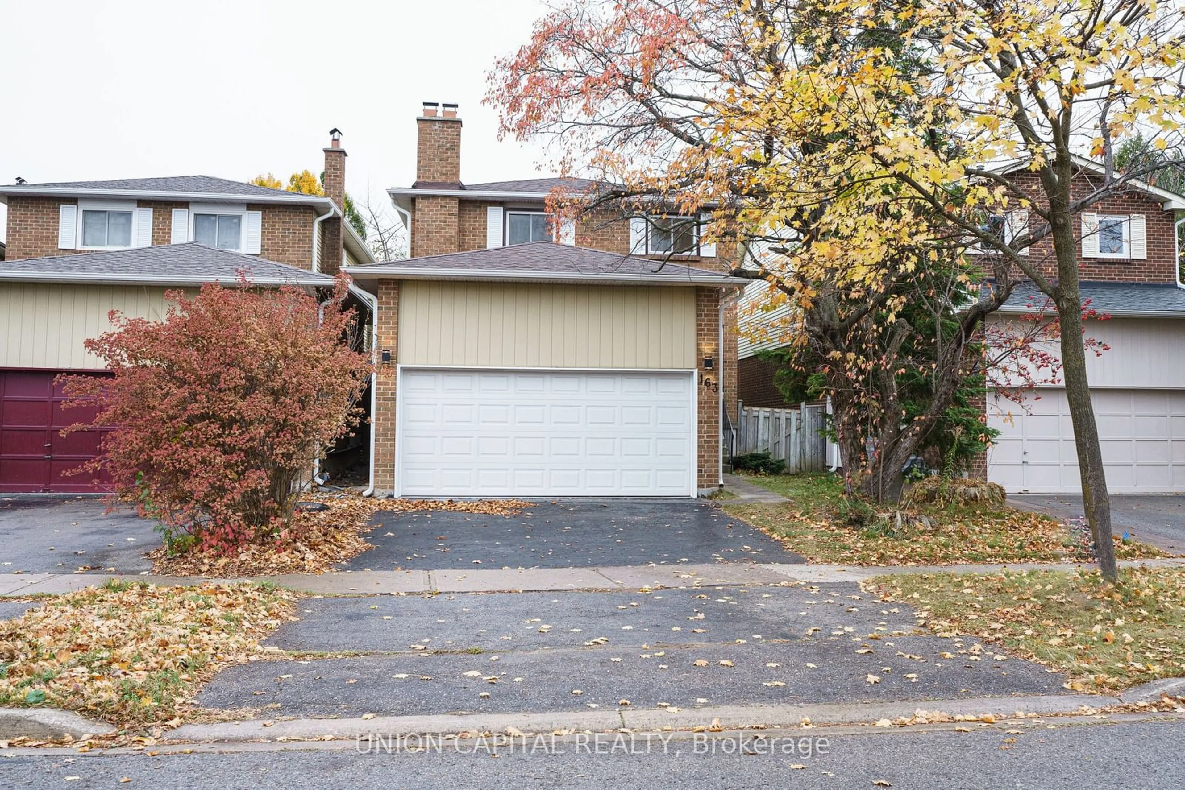 Frontside or backside of a home, the street view for 163 Joanna Cres, Vaughan Ontario L4J 5G4