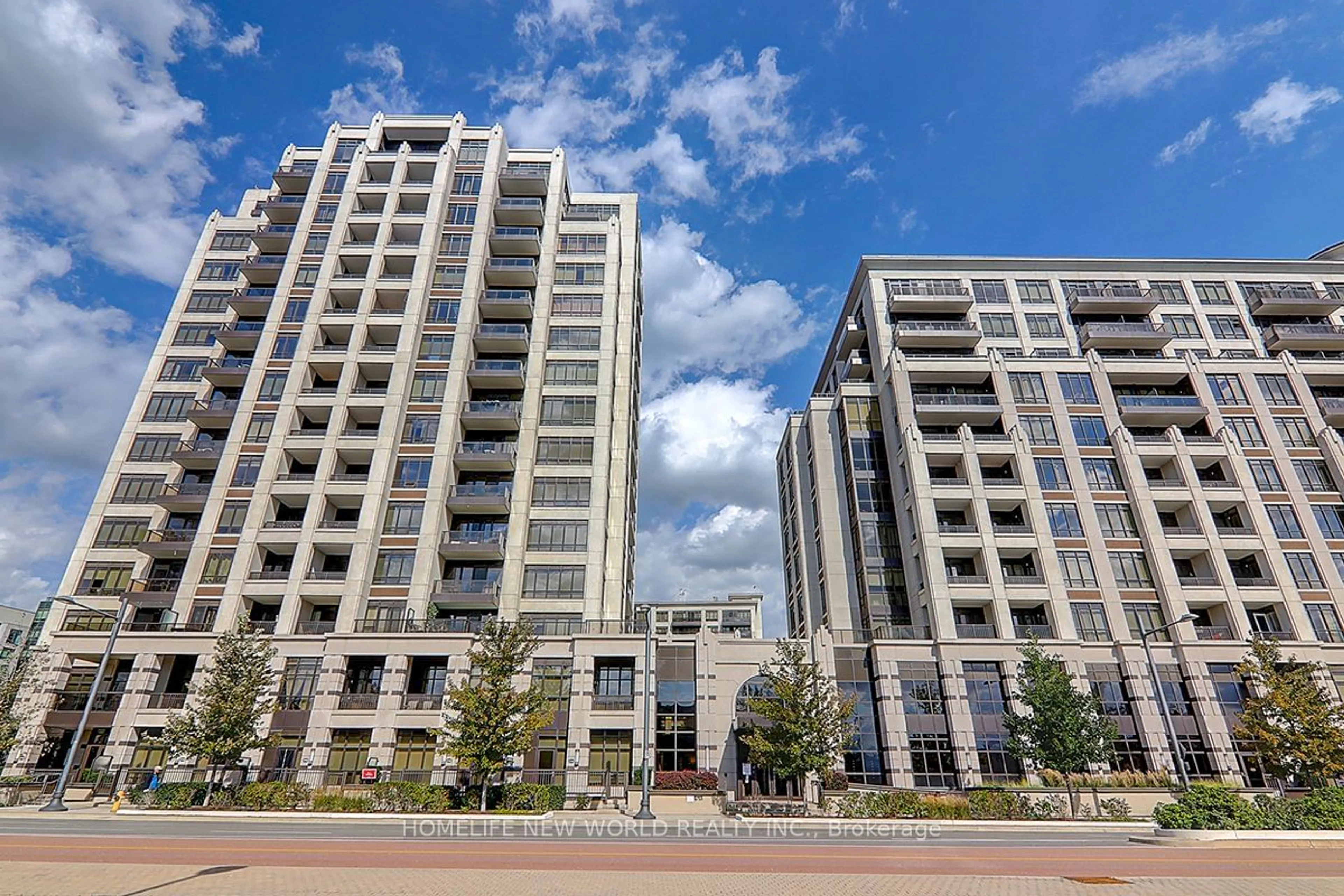 A pic from exterior of the house or condo, the front or back of building for 89 South Town Centre Blvd #A305, Markham Ontario L6G 0E8