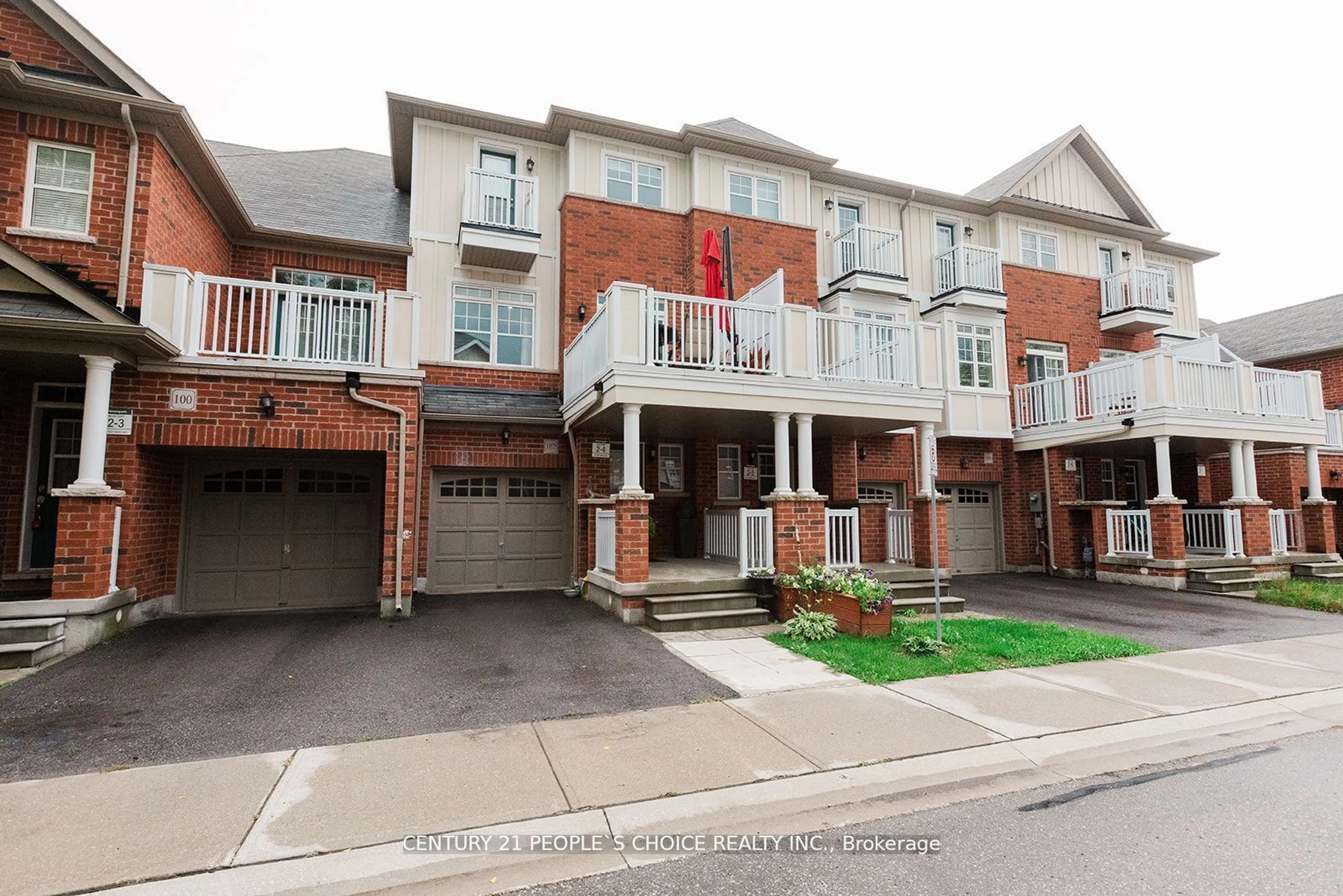 A pic from exterior of the house or condo, the street view for 102 Roy Grove Way, Markham Ontario L6E 0T7