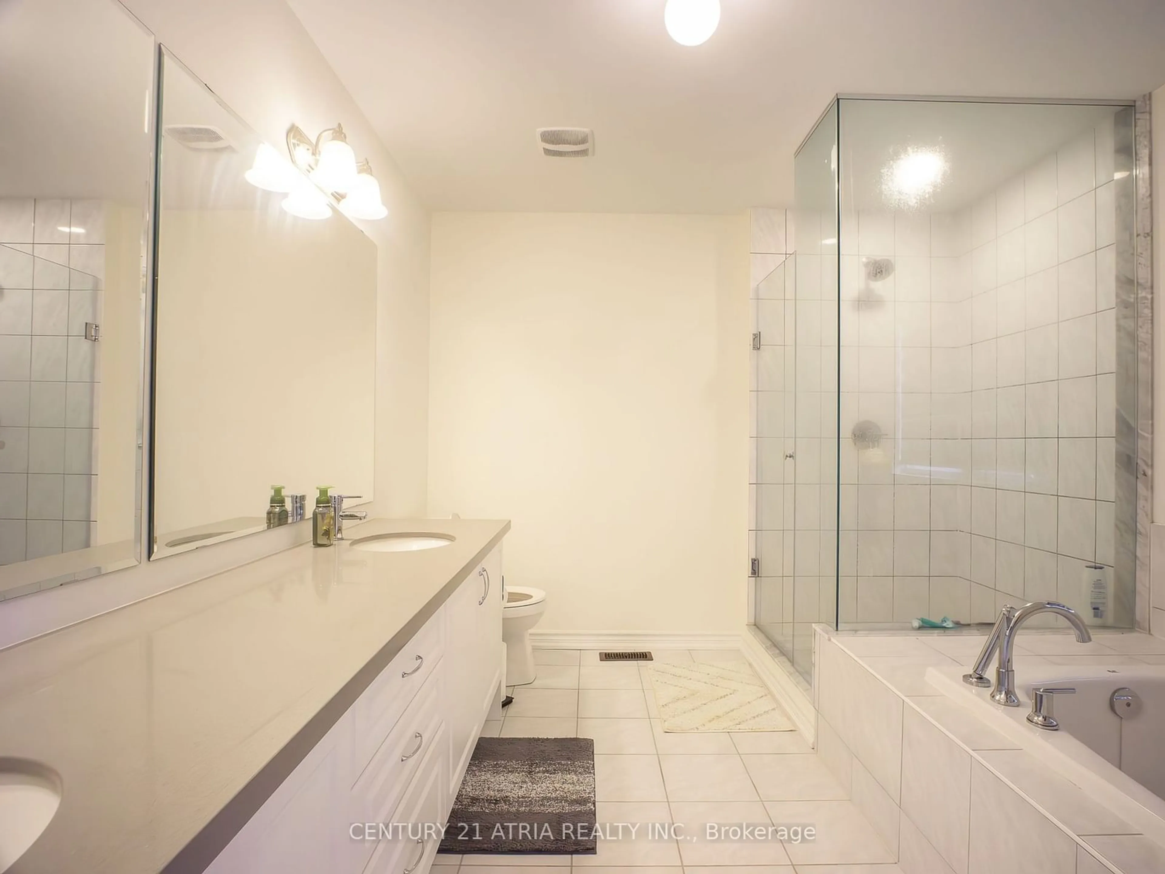 Contemporary bathroom, ceramic floors for 92 Church St, Georgina Ontario L4P 1J5