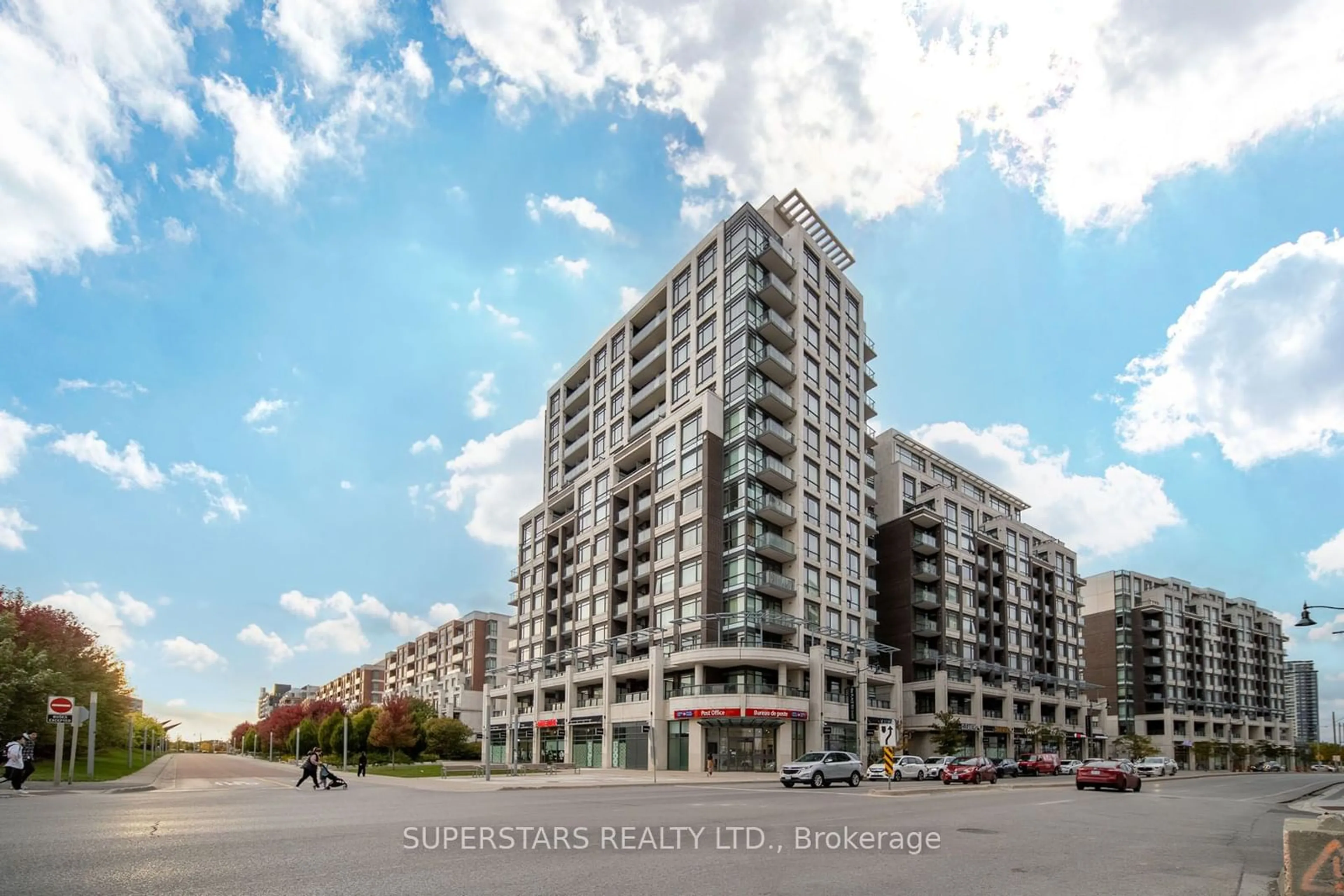 A pic from exterior of the house or condo, the street view for 8110 Birchmount Rd #311, Markham Ontario L6G 0E3