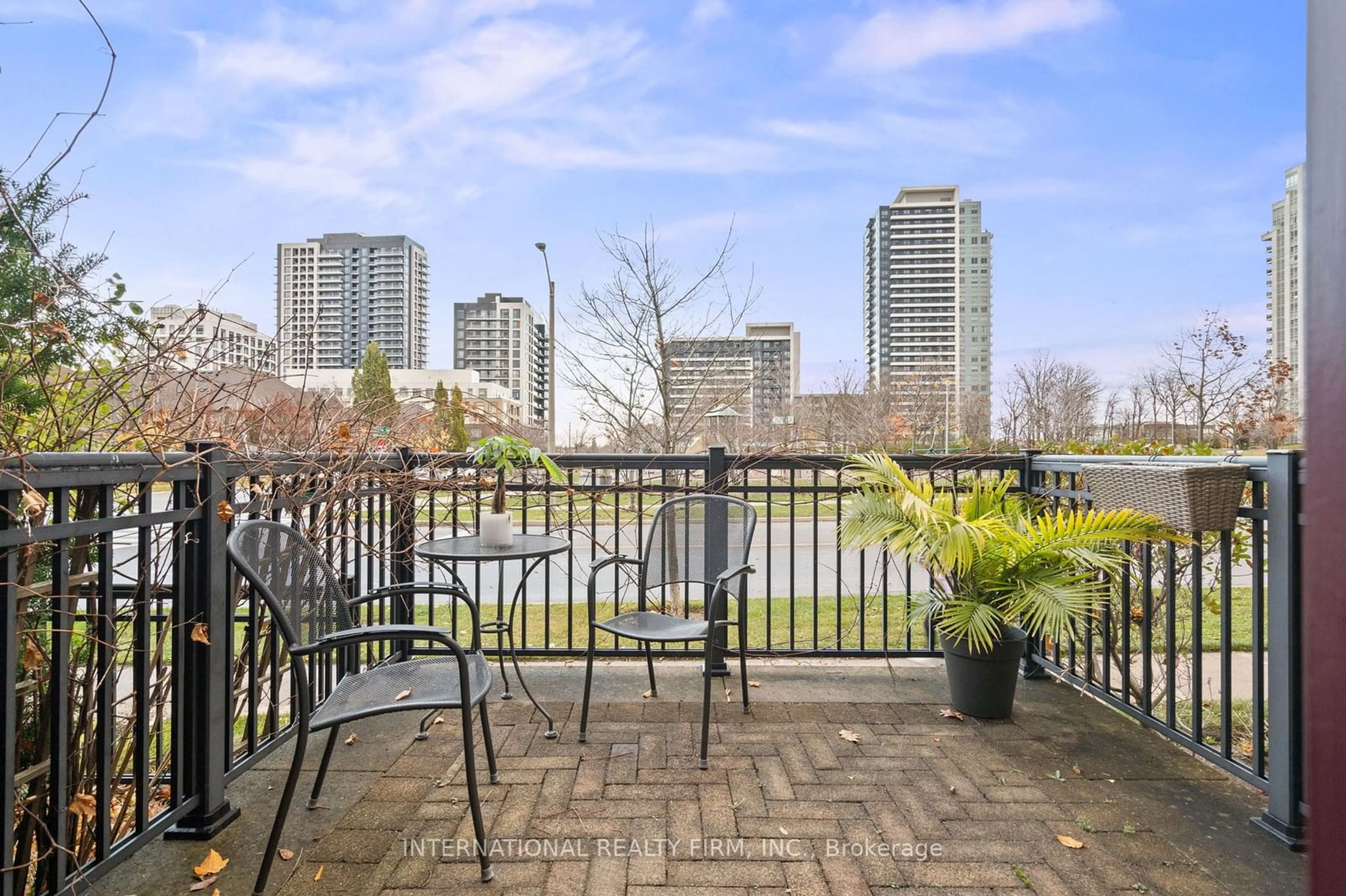 Patio, the fenced backyard for 106 Disera Dr, Vaughan Ontario L4J 0G8