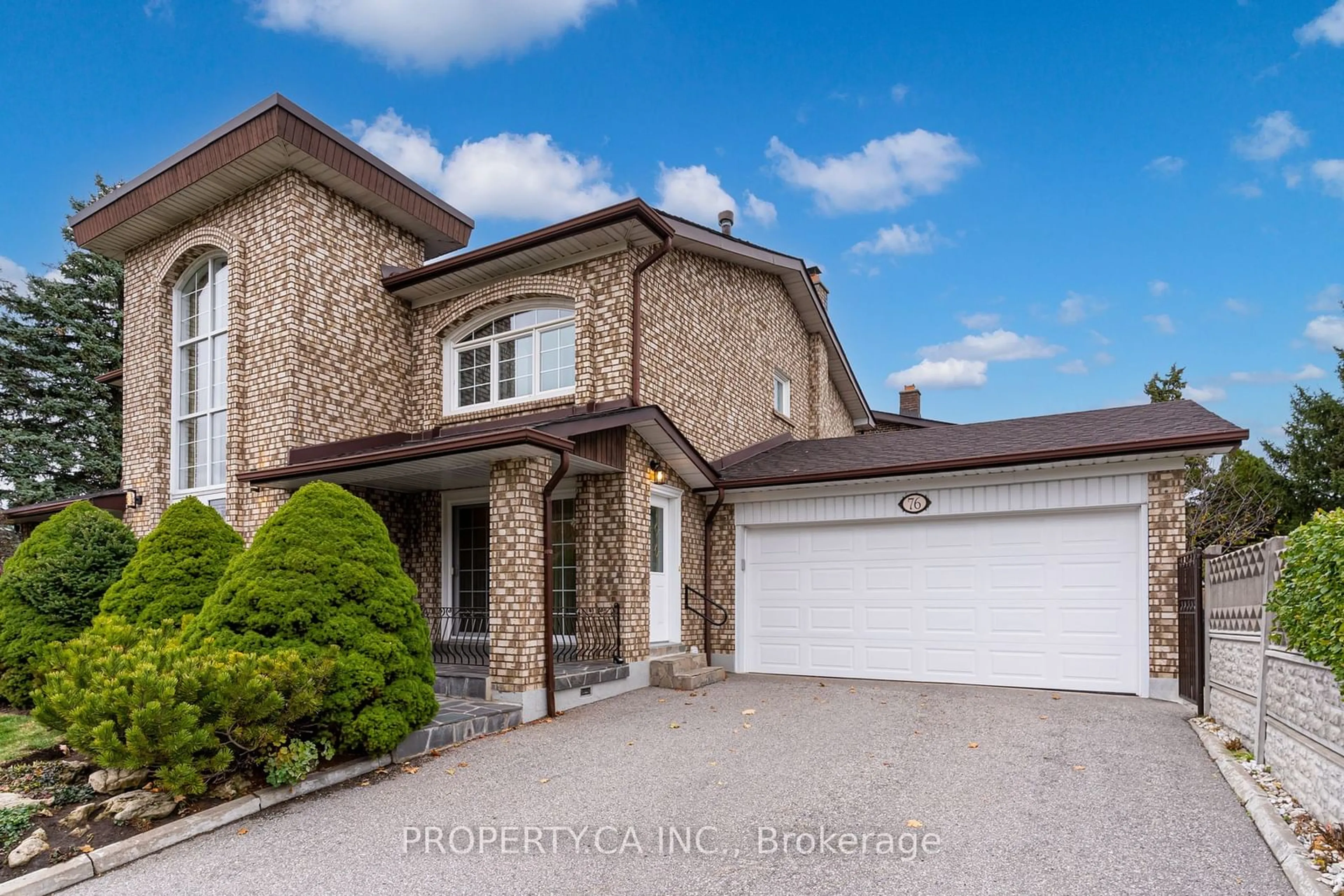 Frontside or backside of a home, the street view for 76 Wigwoss Dr, Vaughan Ontario L4L 2R1