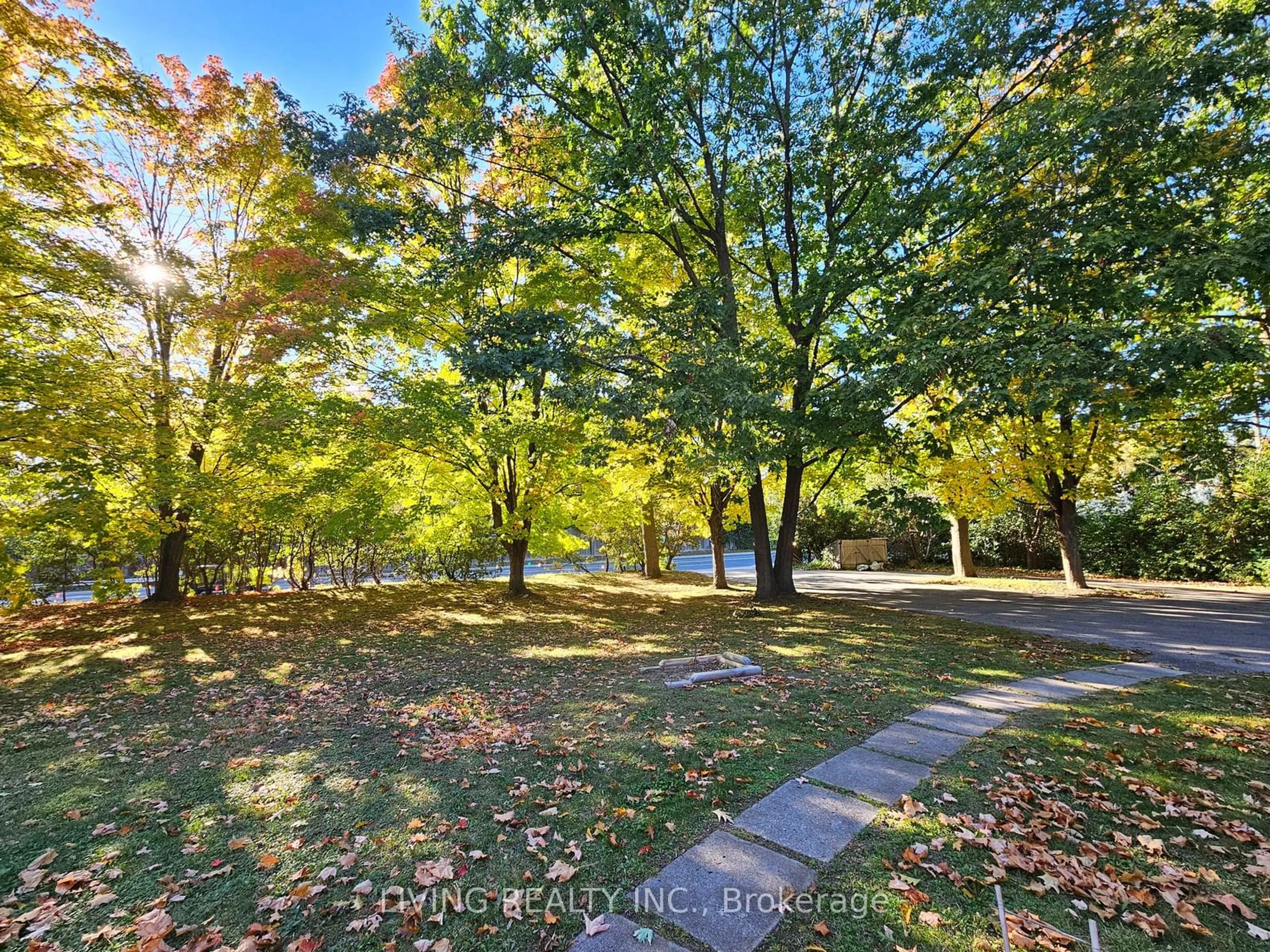 Patio, the fenced backyard for 9739 Warden Ave, Markham Ontario L6C 1M6