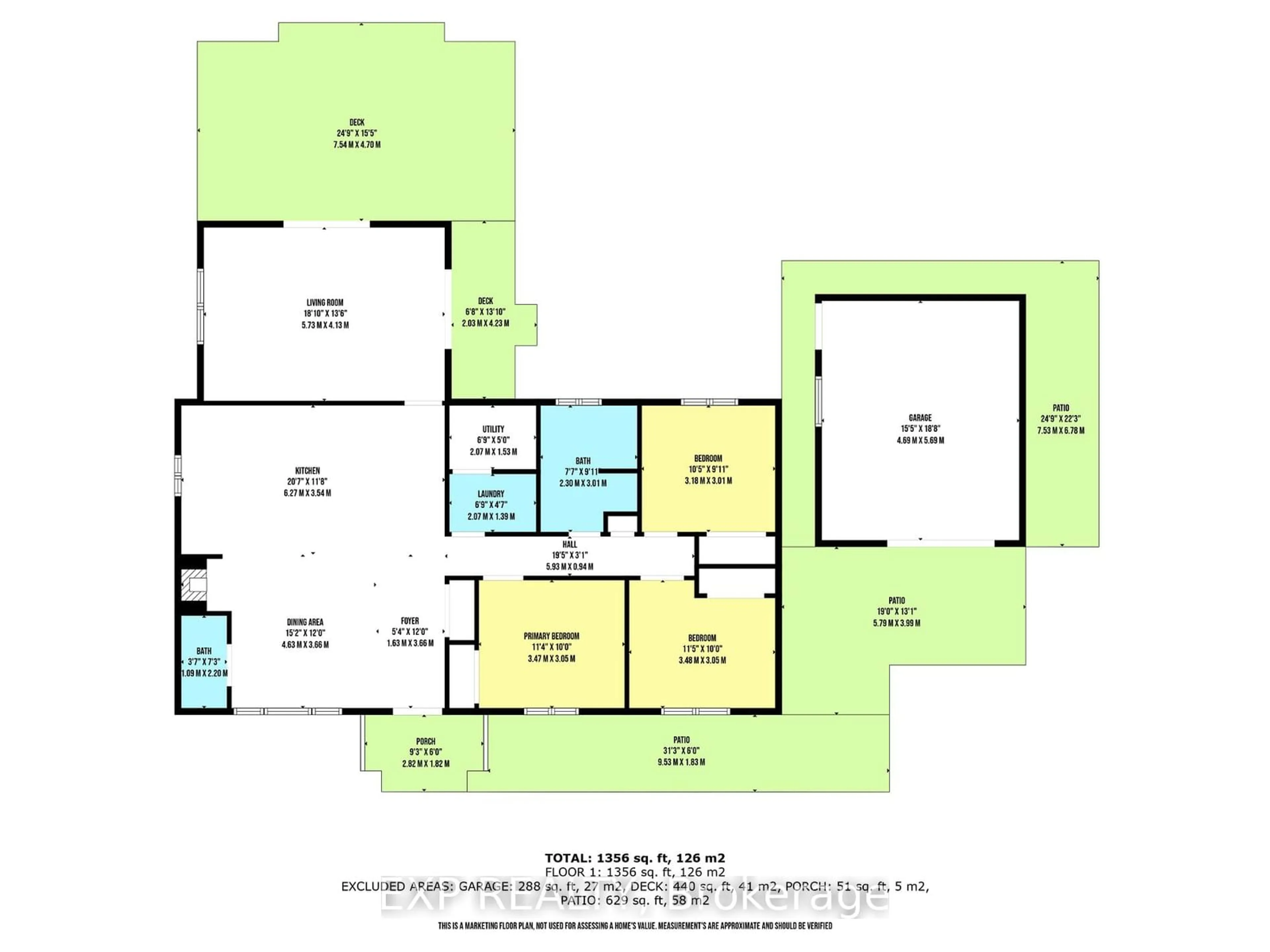 Floor plan for 36 Nancy Ave, Brock Ontario L0K 1A0