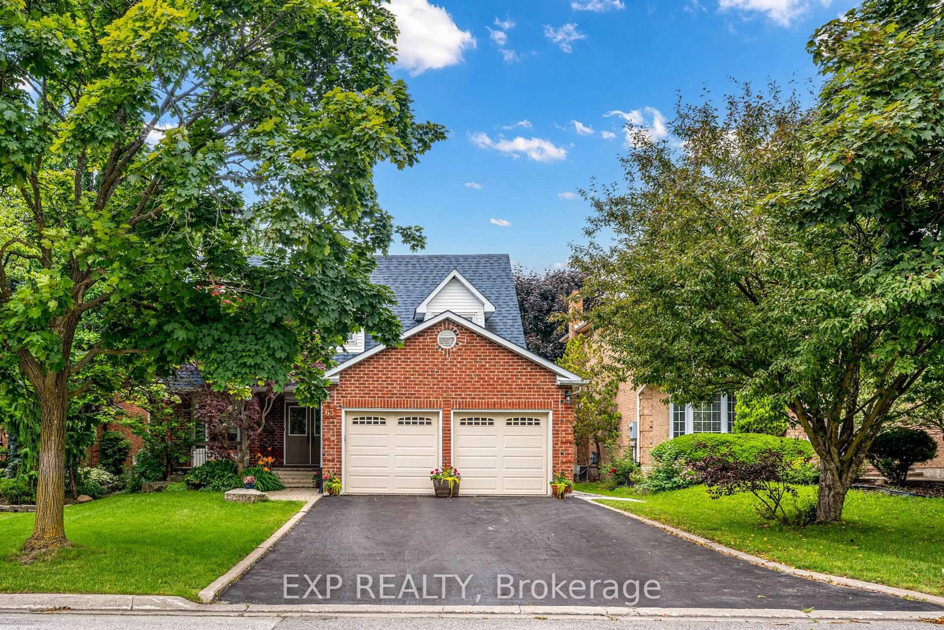 Home with brick exterior material for 63 Fern Valley Cres, Richmond Hill Ontario L4E 2J3