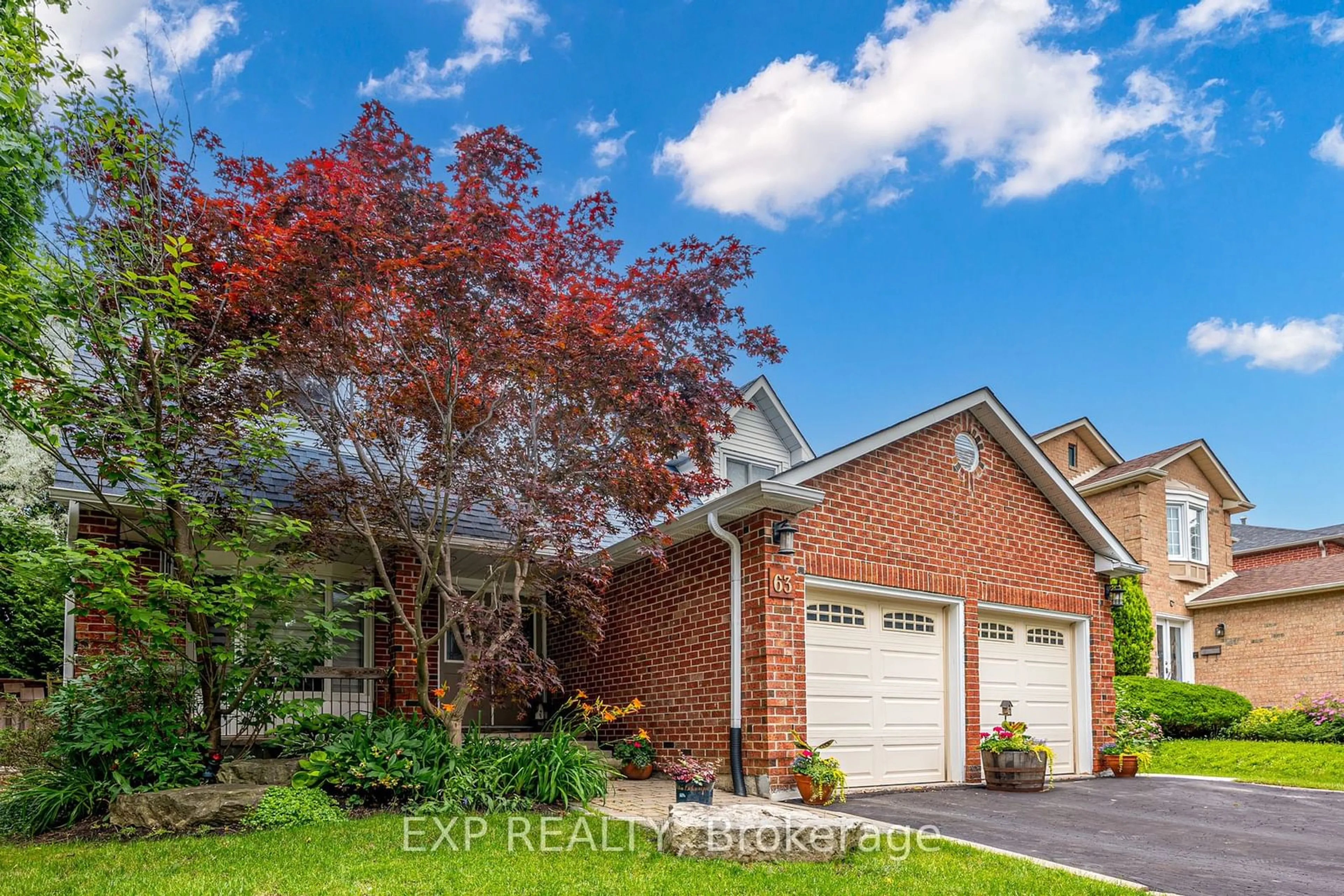 Home with brick exterior material for 63 Fern Valley Cres, Richmond Hill Ontario L4E 2J3