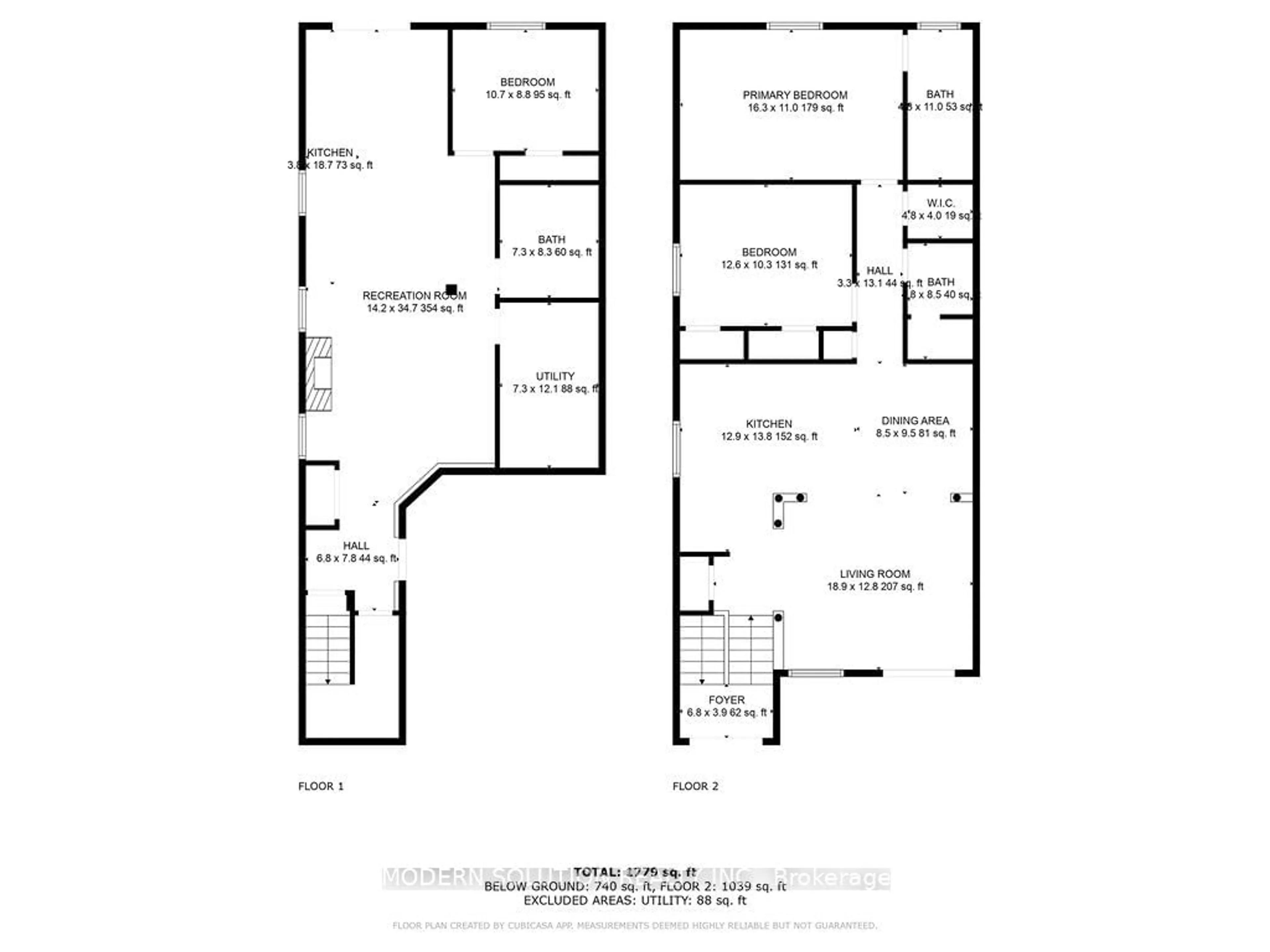 Floor plan for 119 Blackthorn Dr, Vaughan Ontario L6A 3N2