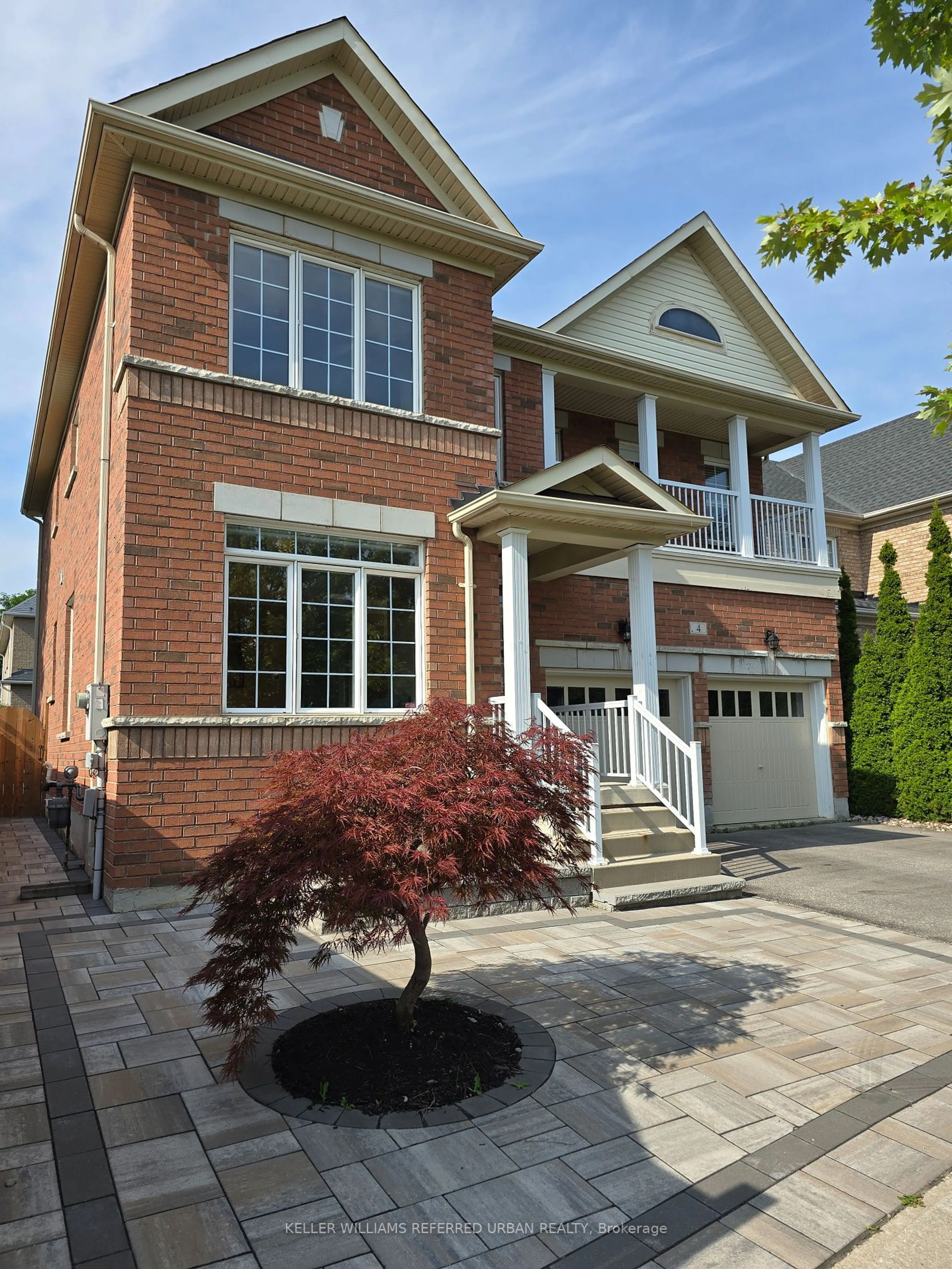 Home with brick exterior material for 4 Hawkweed Manr, Markham Ontario L6B 0E3