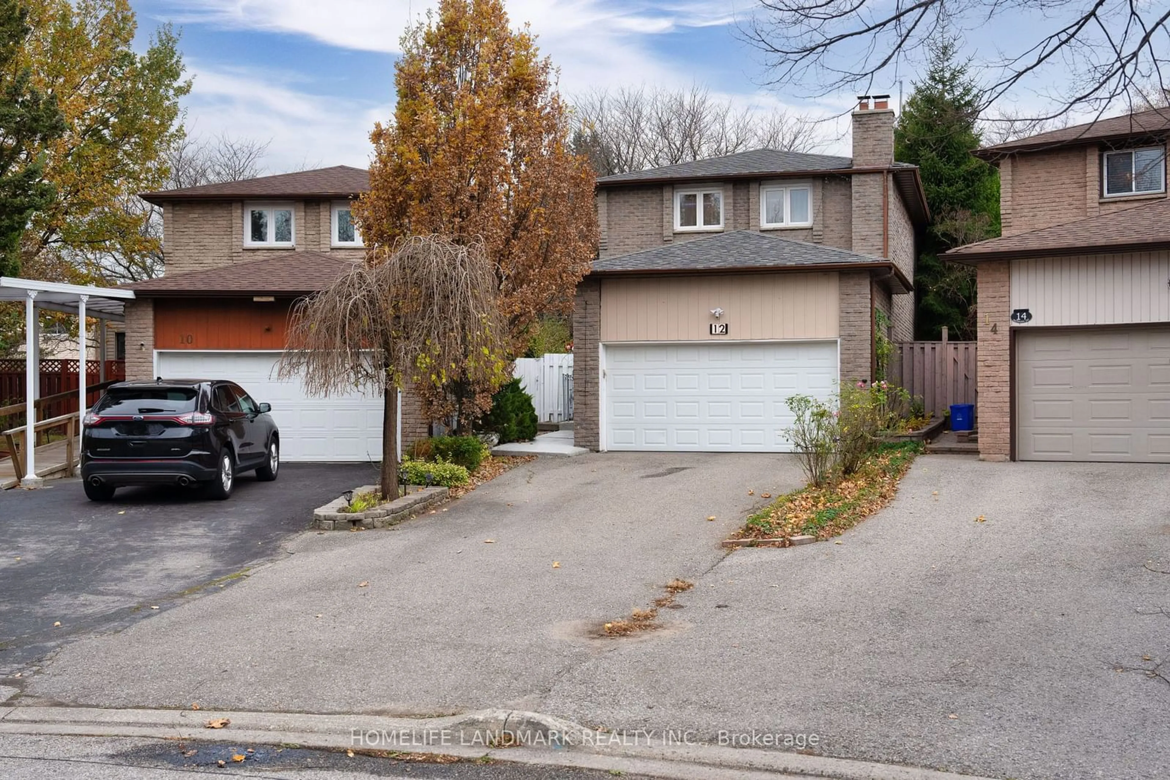 Frontside or backside of a home, the street view for 12 McCrackin Crt, Vaughan Ontario L4J 2T3