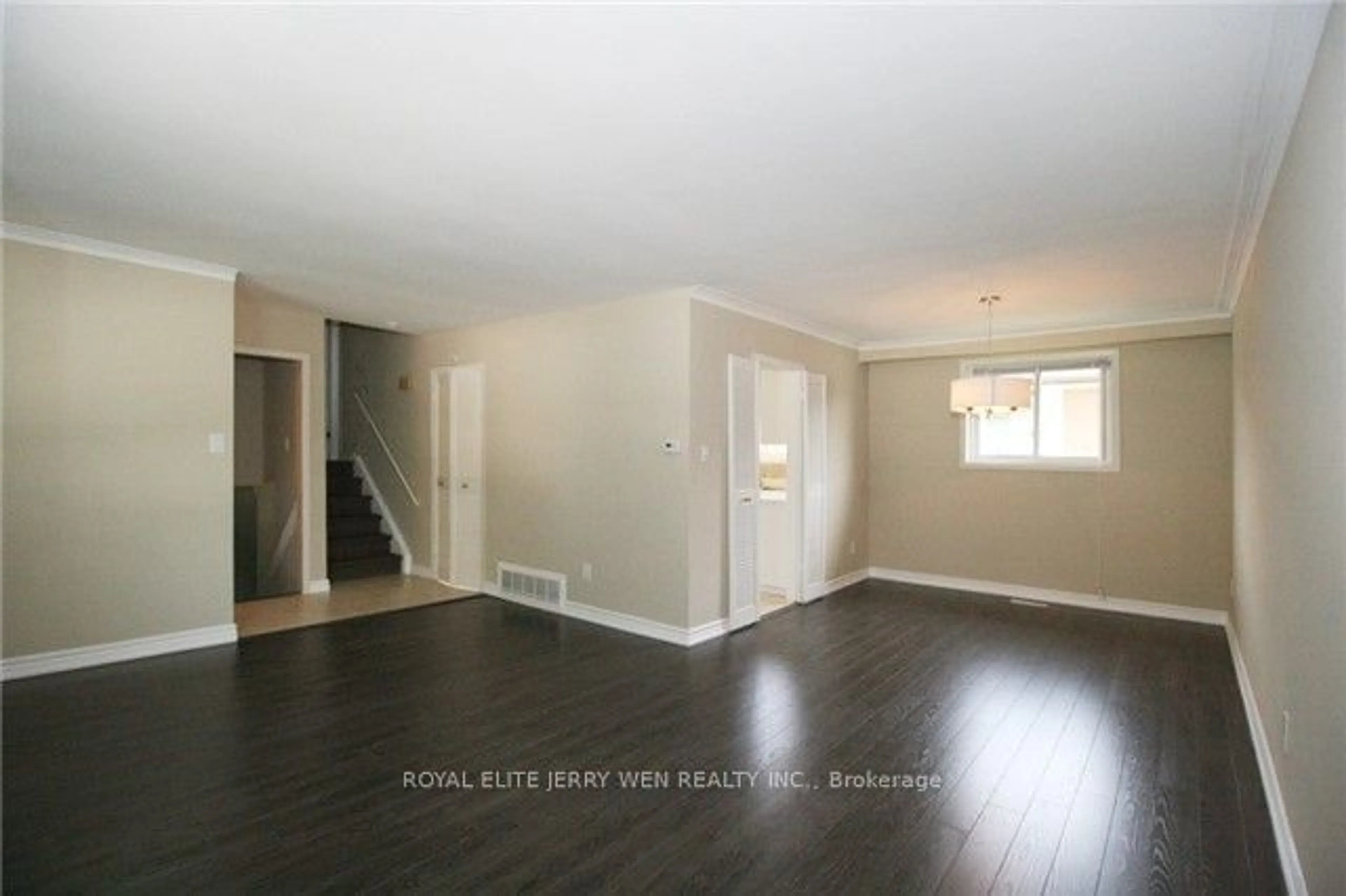 A pic of a room, wood floors for 1 Mira Rd, Markham Ontario L3T 2H5