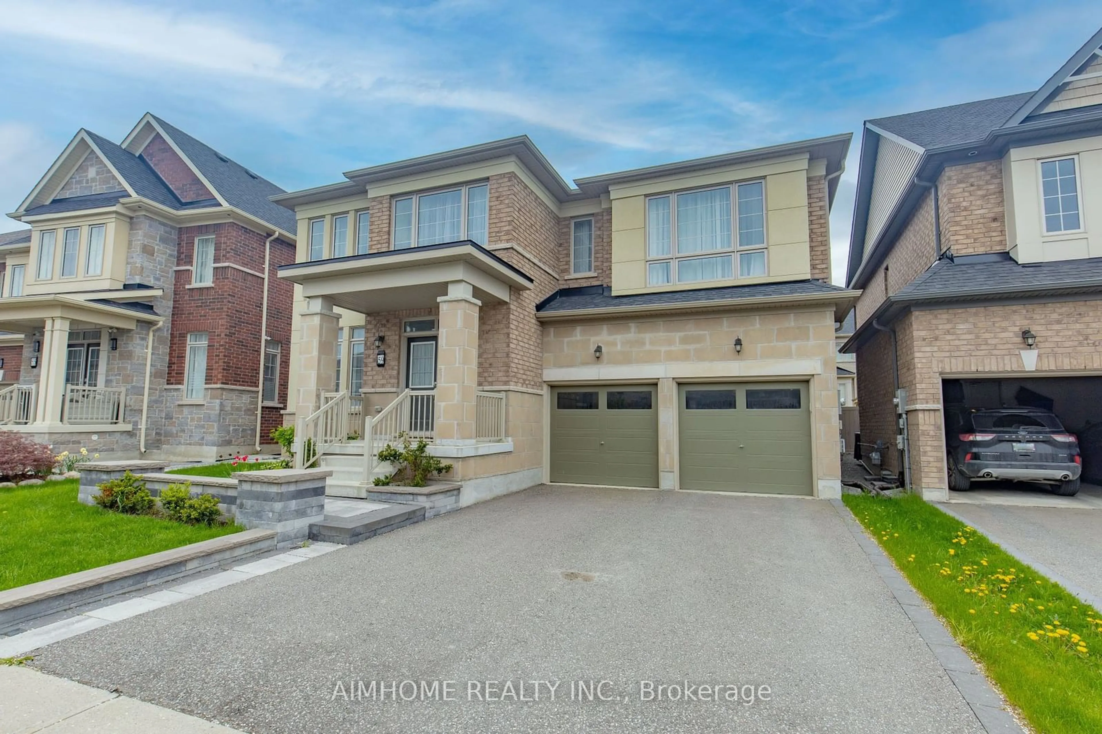 Frontside or backside of a home, the street view for 59 Frederick Pearson St, East Gwillimbury Ontario L9N 0R8