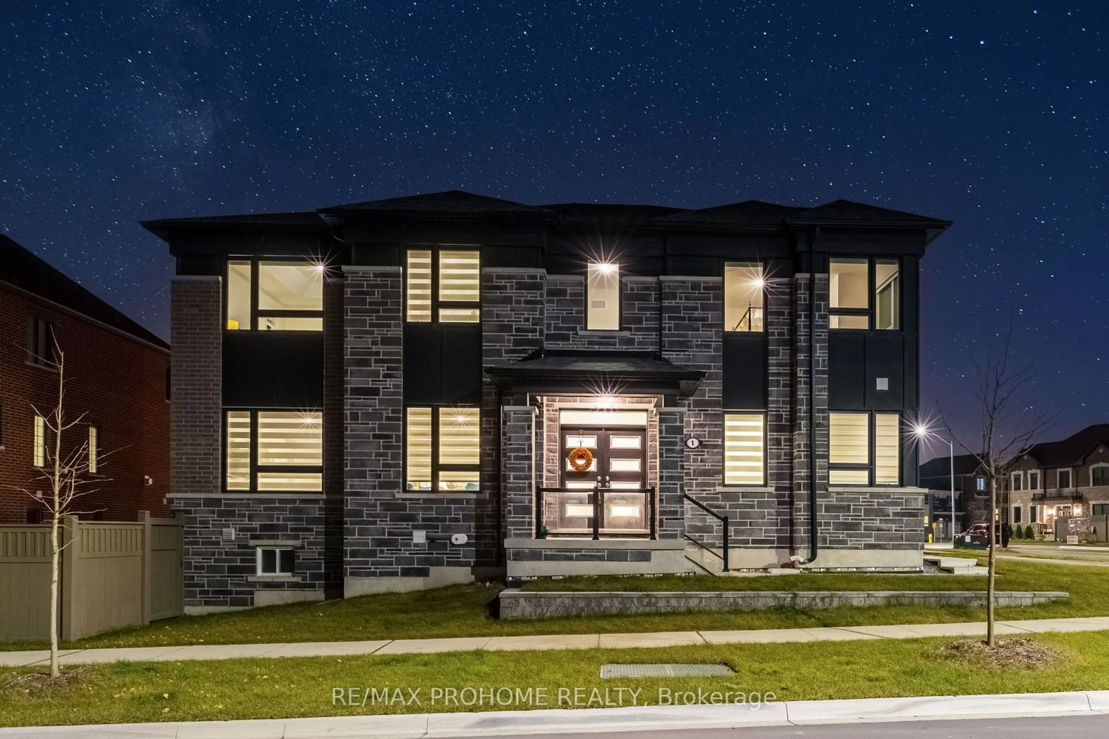 Home with brick exterior material for 1 Frederick Roman Ave, Markham Ontario L6C 3R7