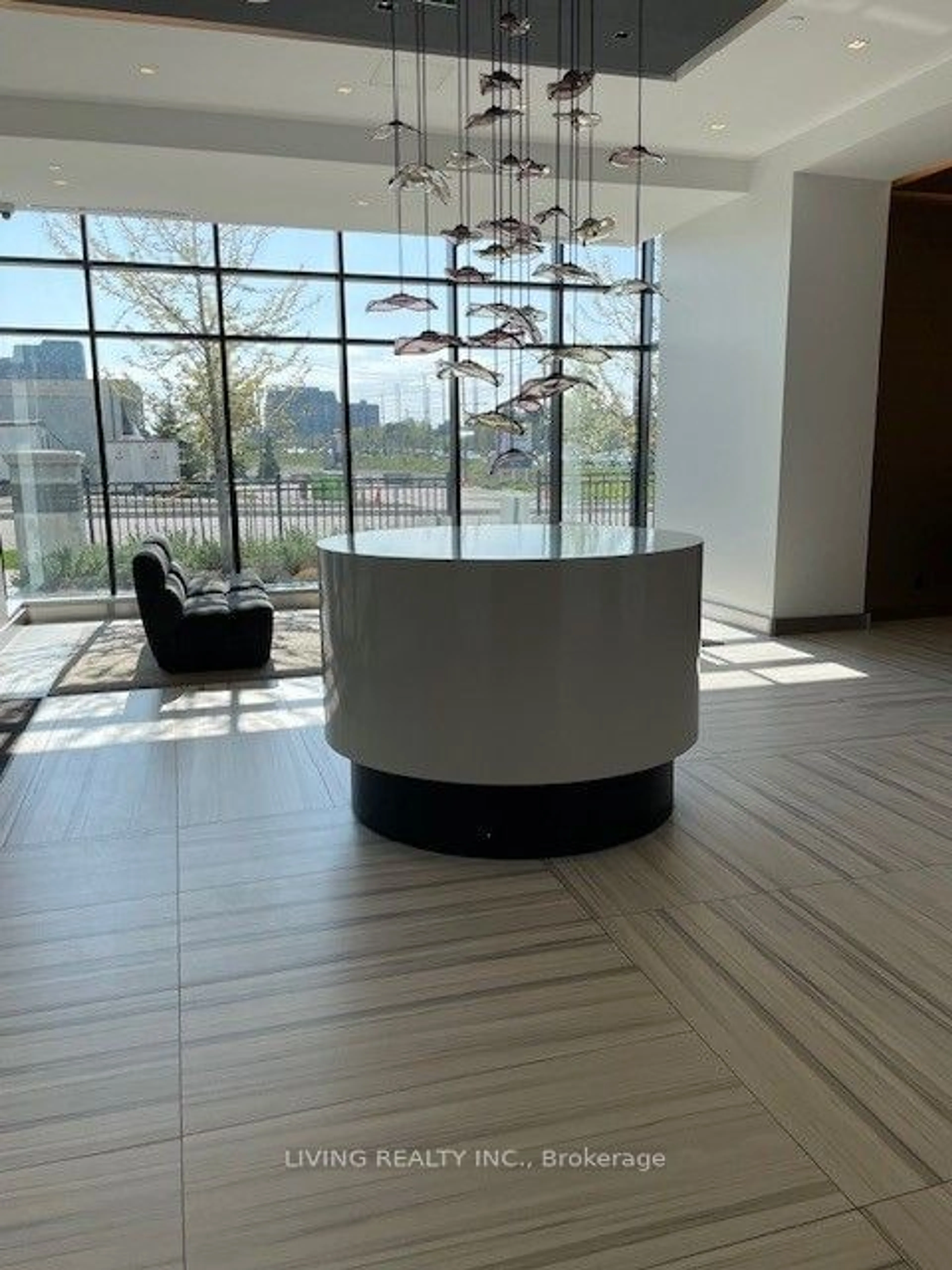 Indoor lobby, ceramic floors for 38 Water Walk Dr #1910, Markham Ontario L3R 6M8