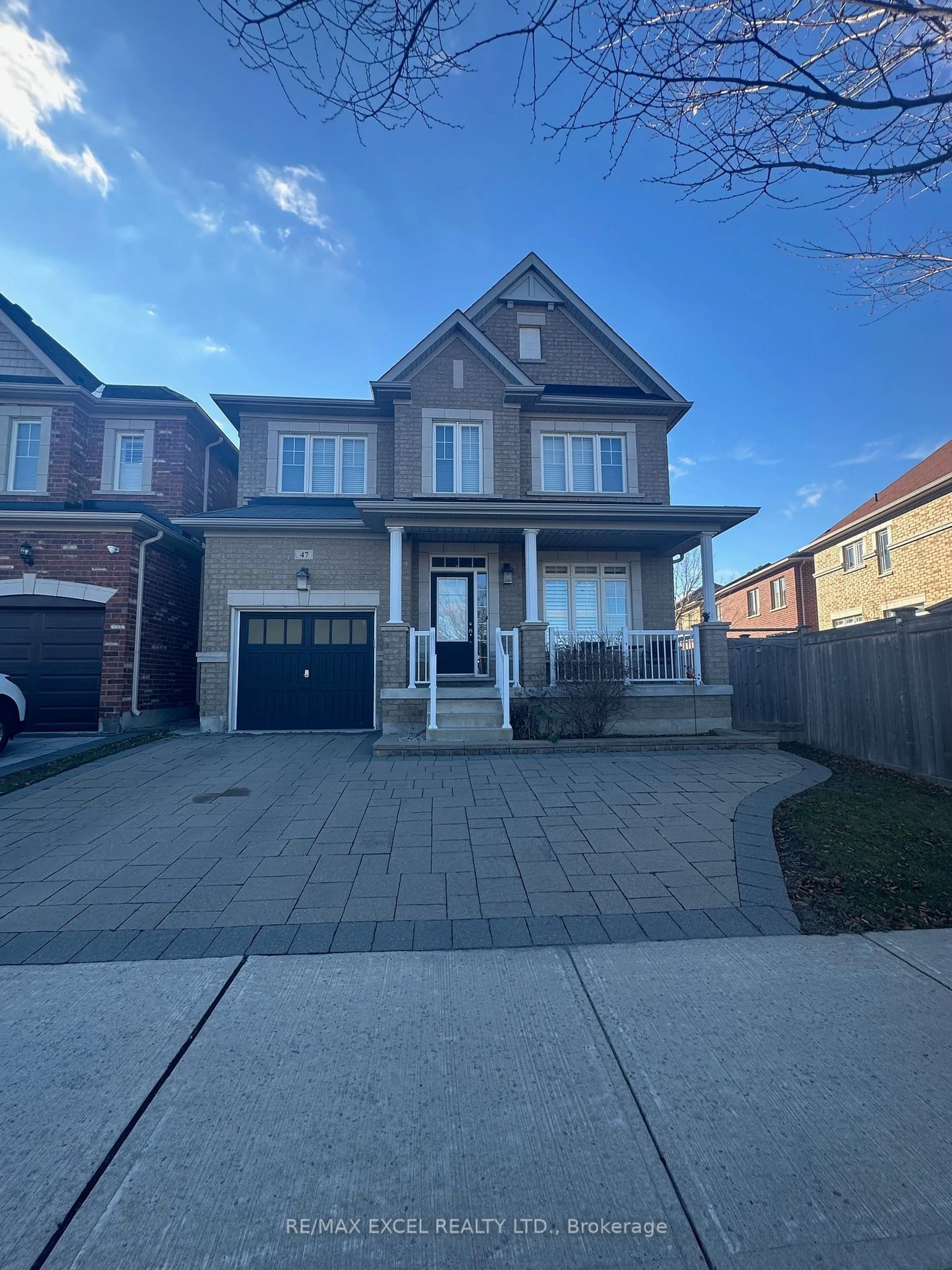 Frontside or backside of a home, the street view for 47 Pelister Dr, Markham Ontario L6E 0M7