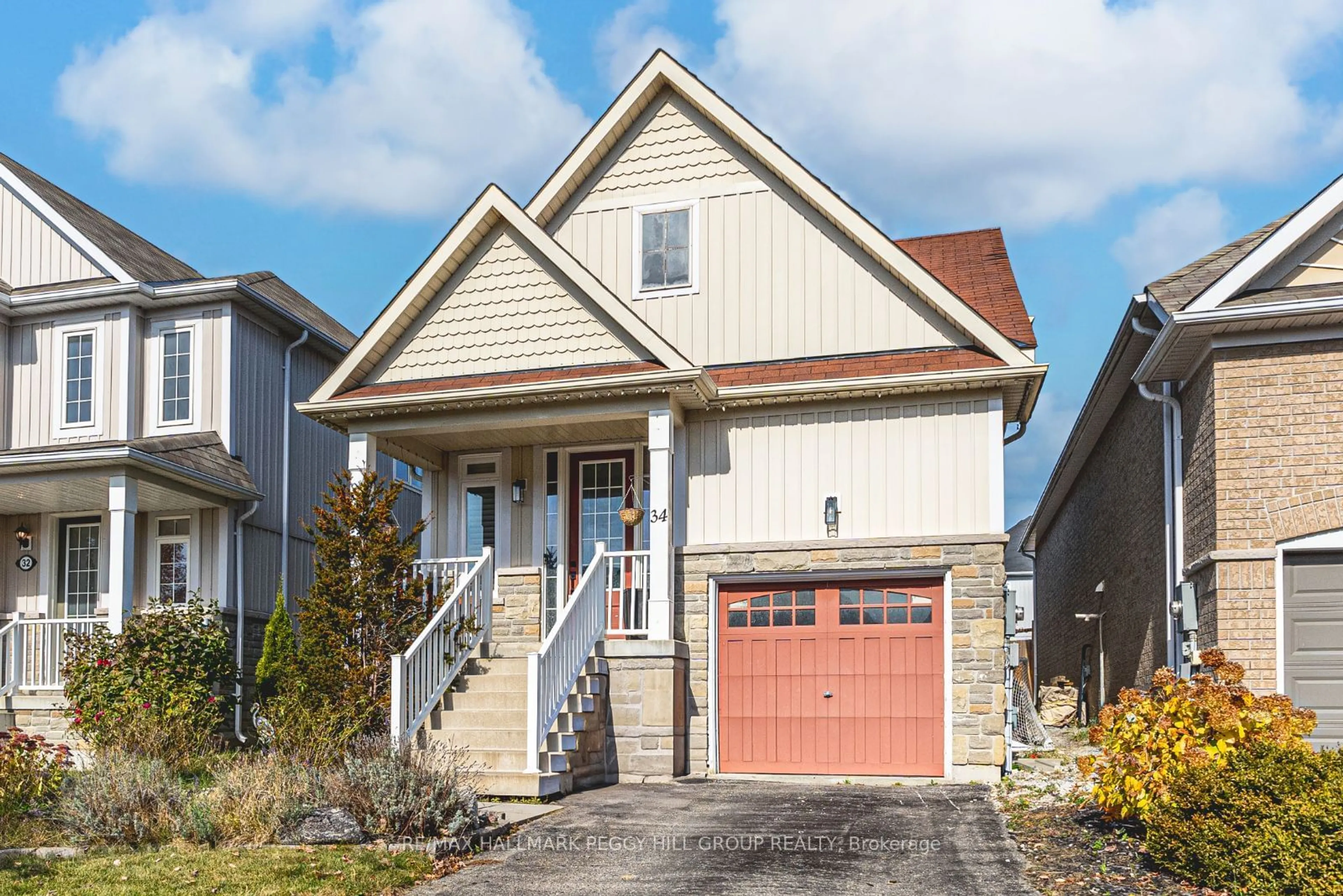 Frontside or backside of a home, cottage for 34 Legion Way, Essa Ontario L3W 0M7