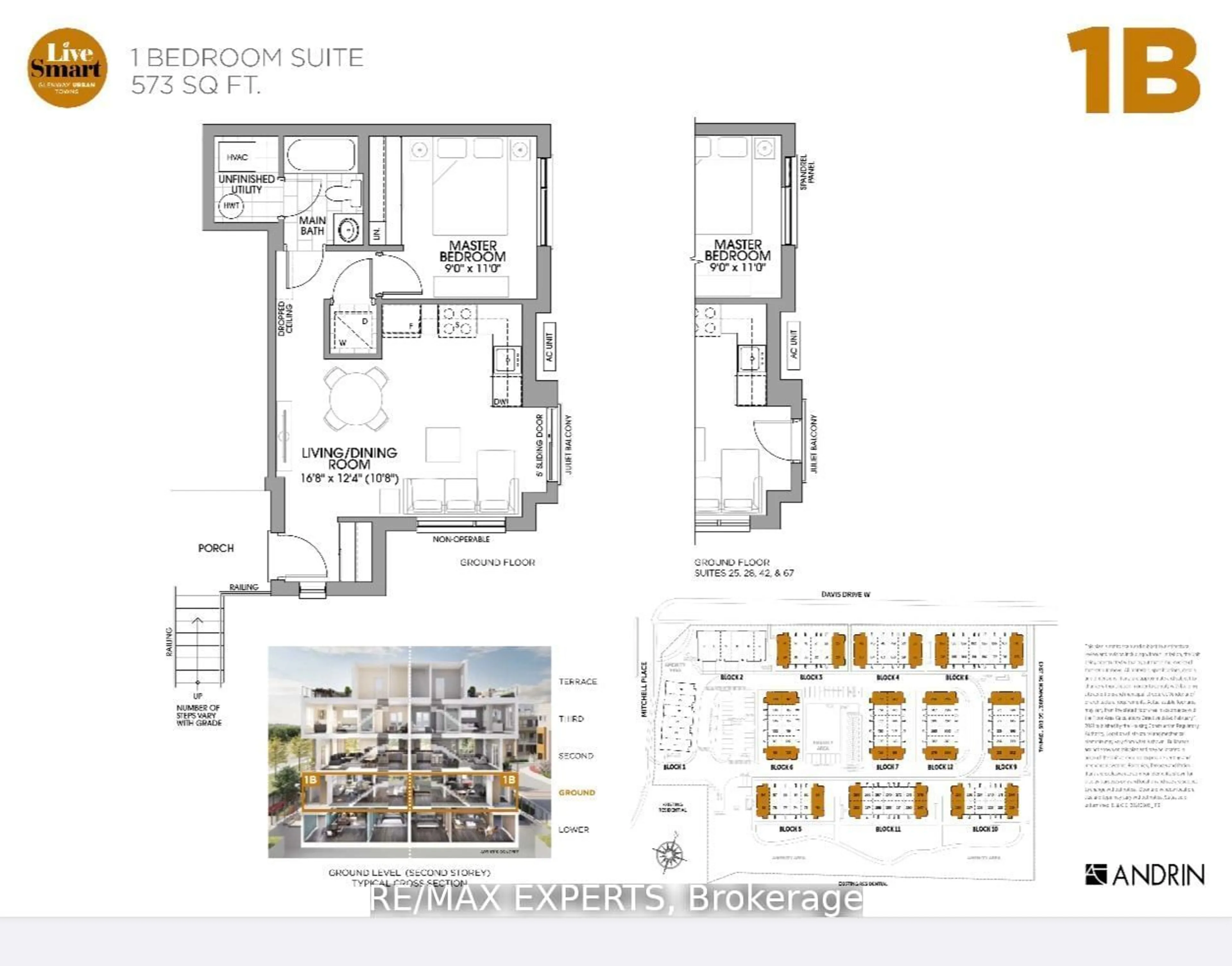 Floor plan for 14 Lytham Green Circ #16, Newmarket Ontario L3Y 0C7