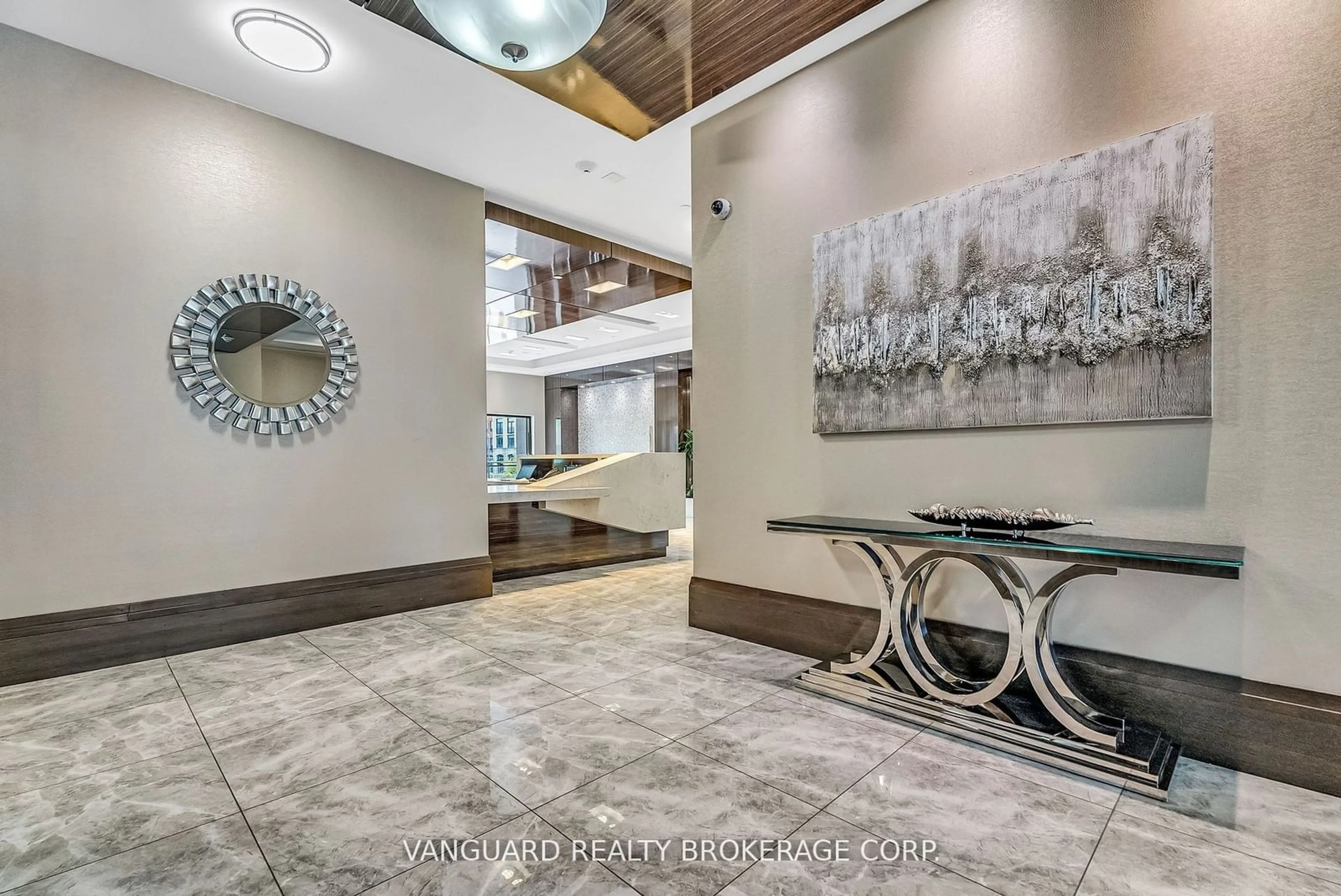 Indoor lobby, wood floors for 86 Woodbridge Ave #209, Vaughan Ontario L4L 0E4