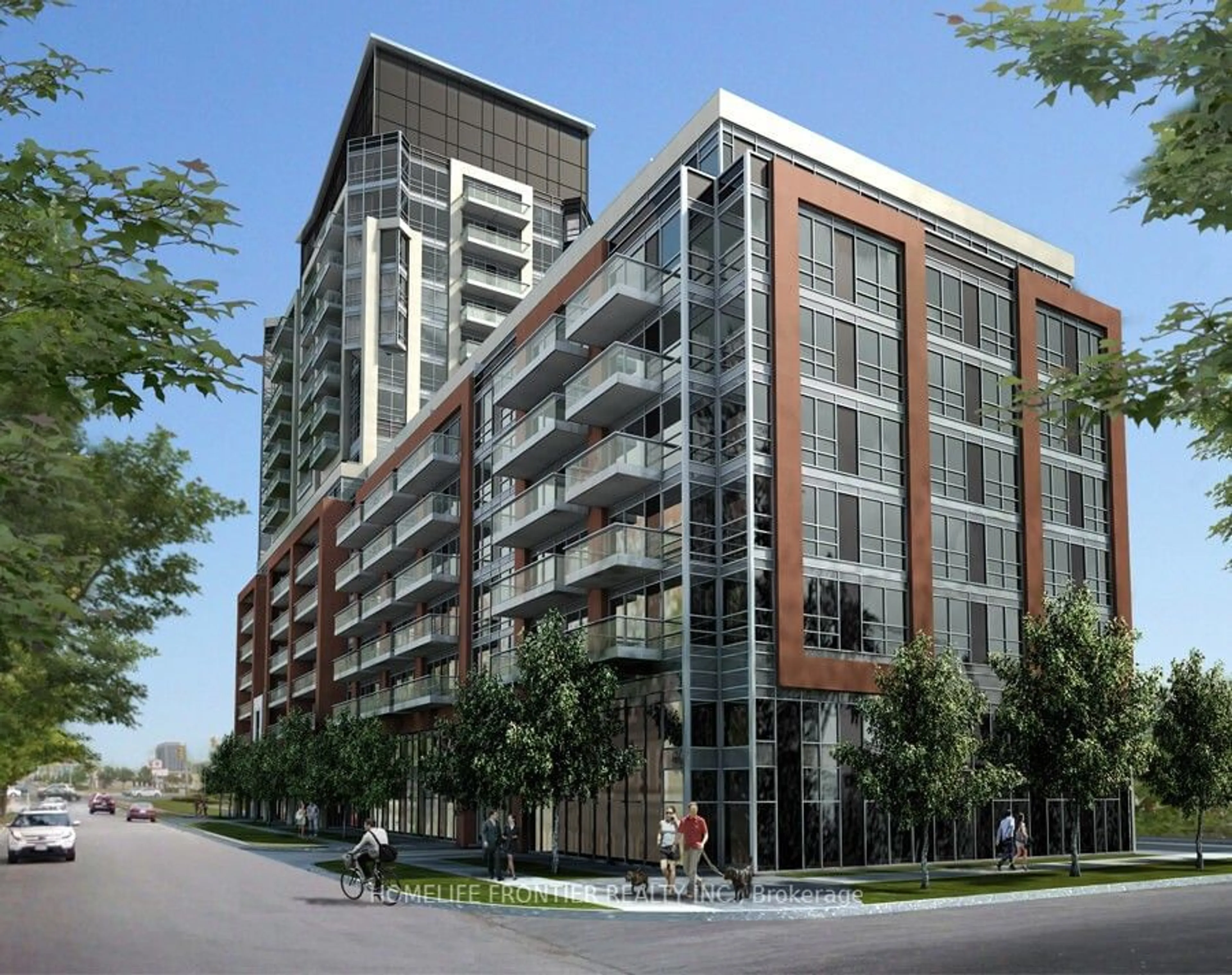 A pic from exterior of the house or condo, the front or back of building for 8888 YONGE St #219, Richmond Hill Ontario L4C 6Z1