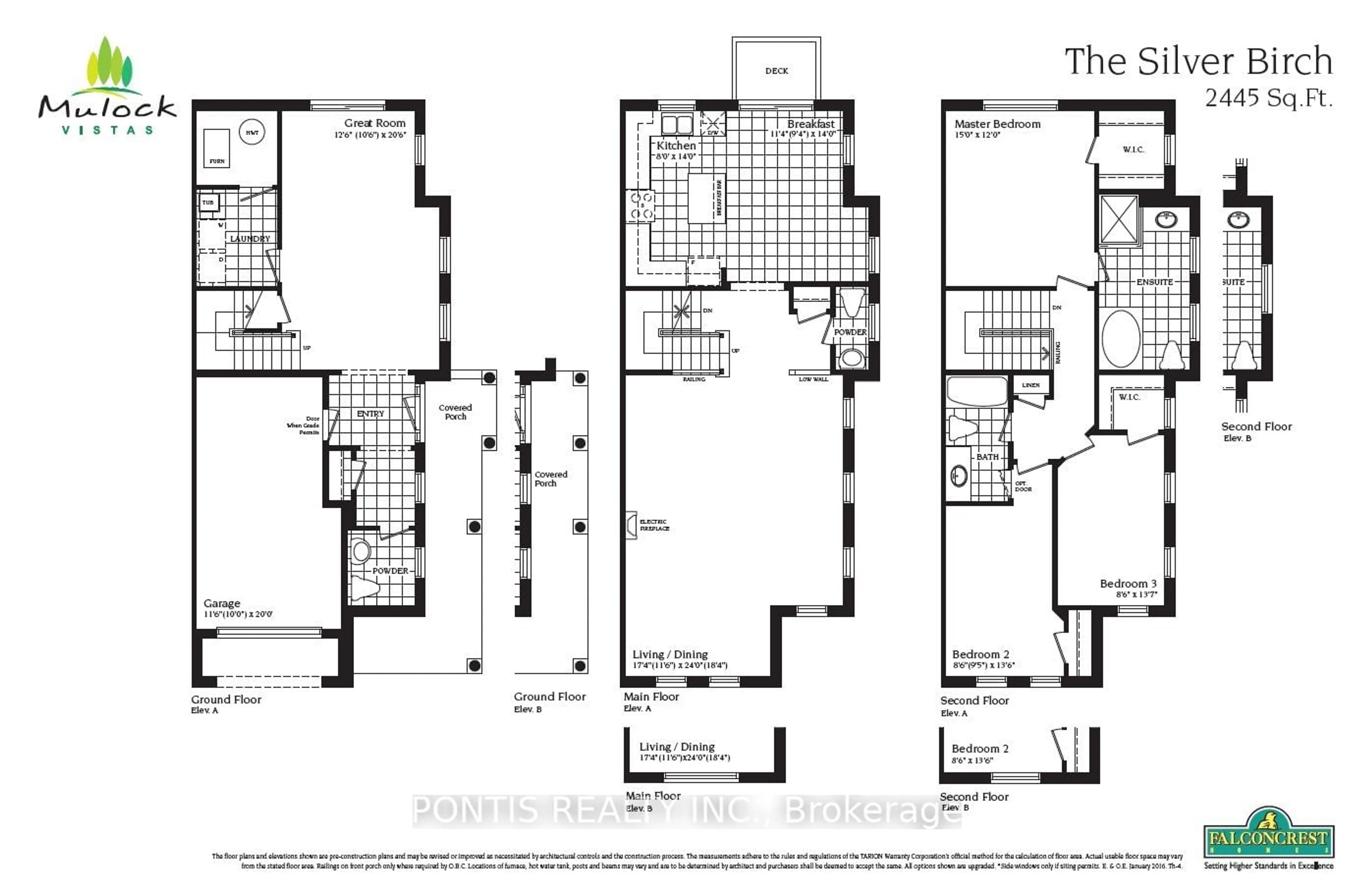 Floor plan for 130 Gordon Circ, Newmarket Ontario L3Y 0C9