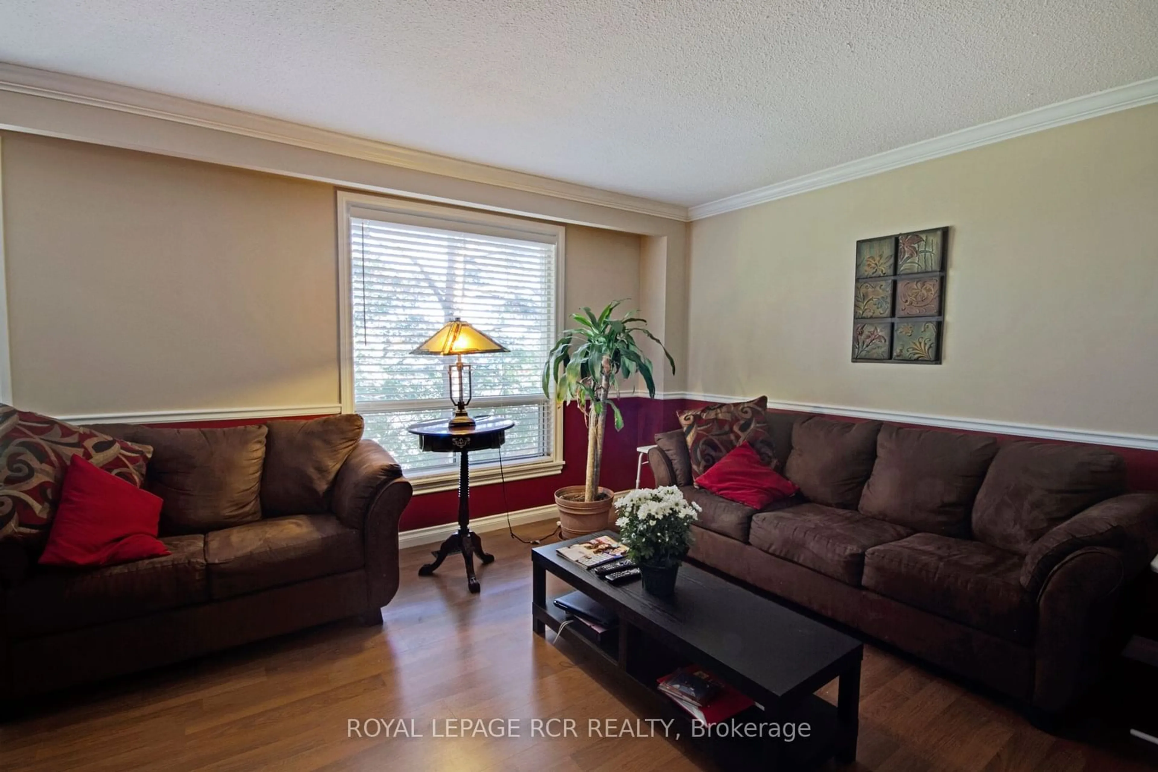 Living room, wood floors for 22 Henderson Dr, Aurora Ontario L4G 3L2