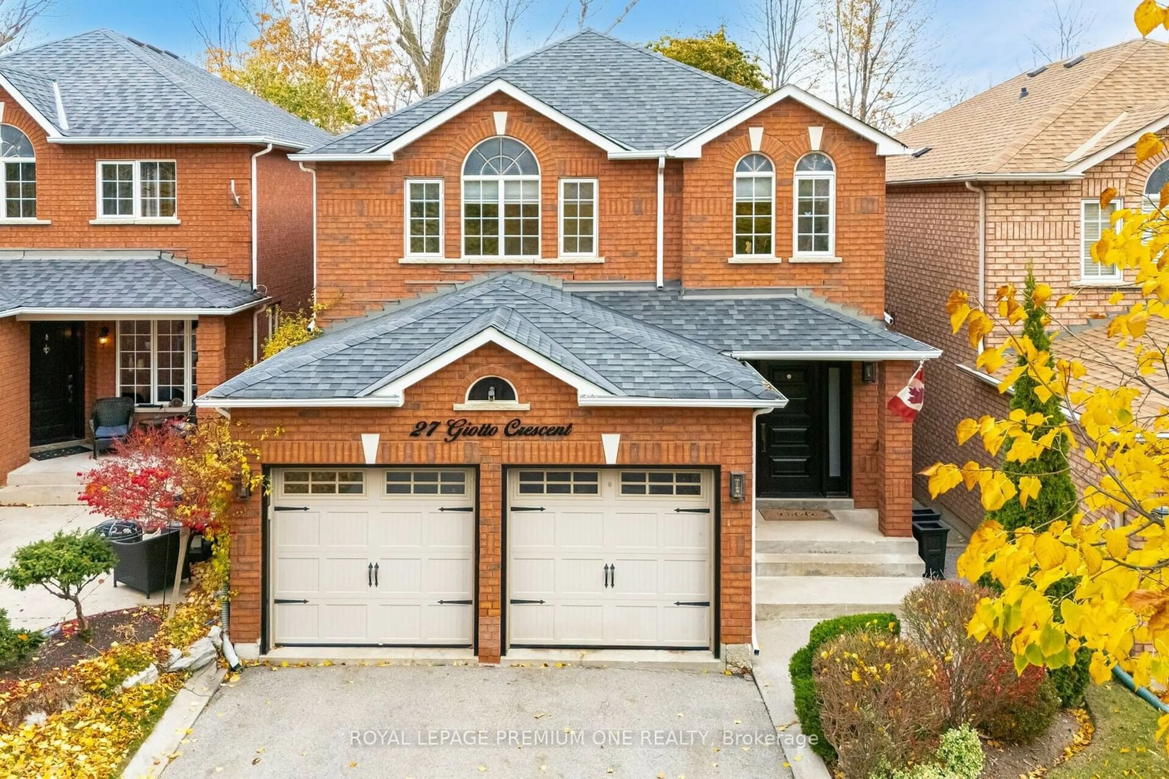 Home with brick exterior material for 27 Giotto Cres, Vaughan Ontario L6A 3N7