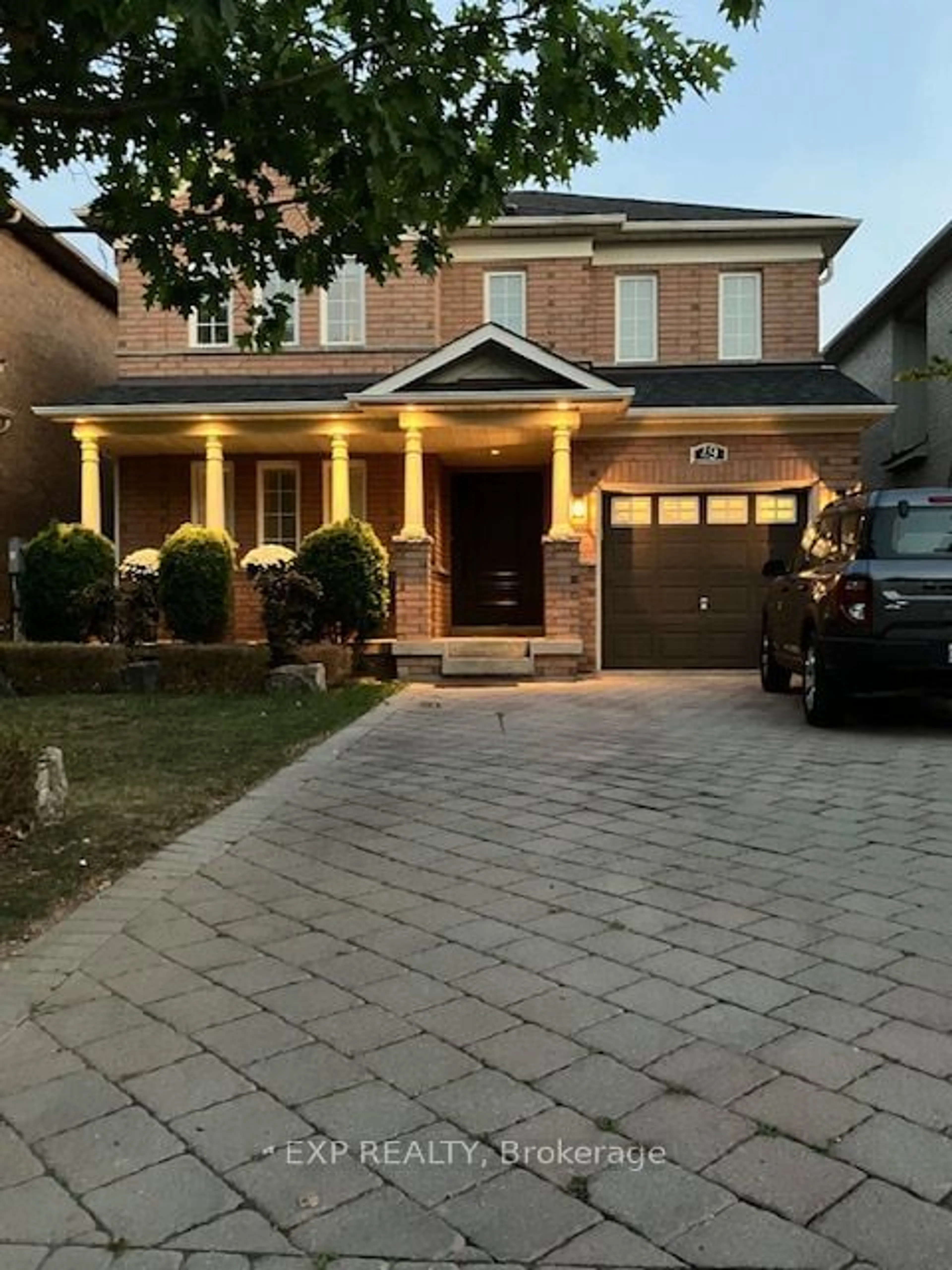 Home with brick exterior material for 49 Skylark Dr, Vaughan Ontario L4H 2C3