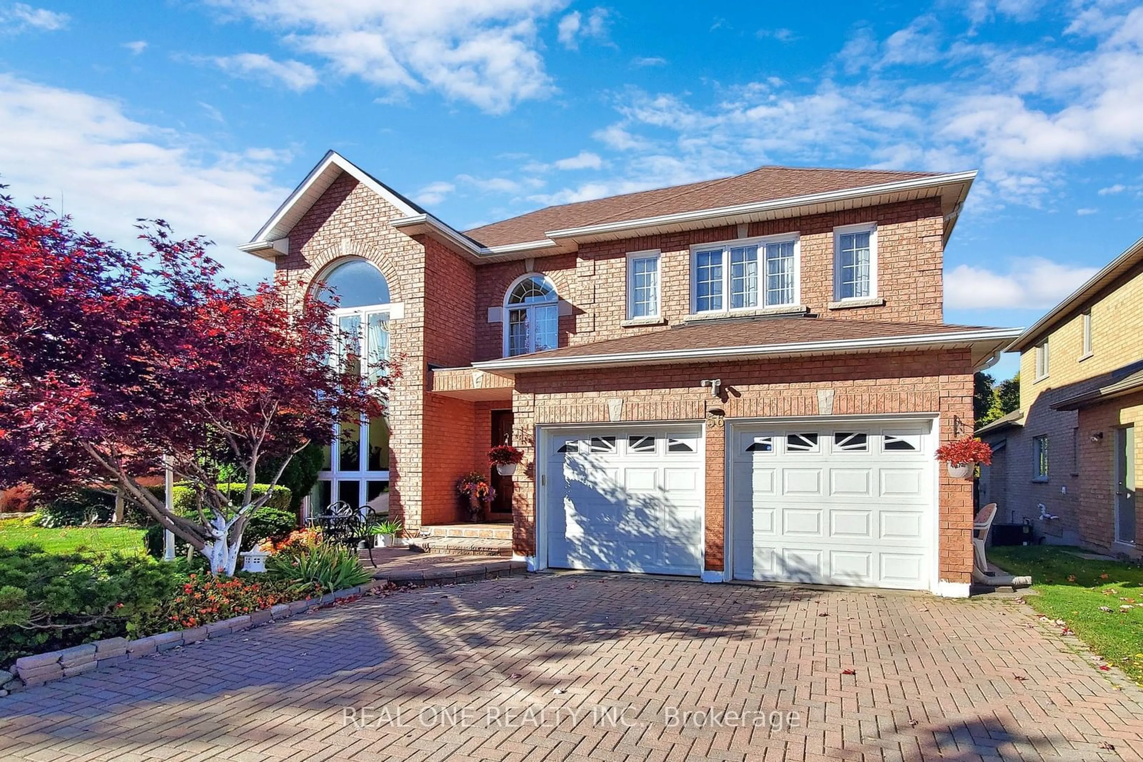 Home with brick exterior material for 56 Sadot Crt, Vaughan Ontario L4J 8A8