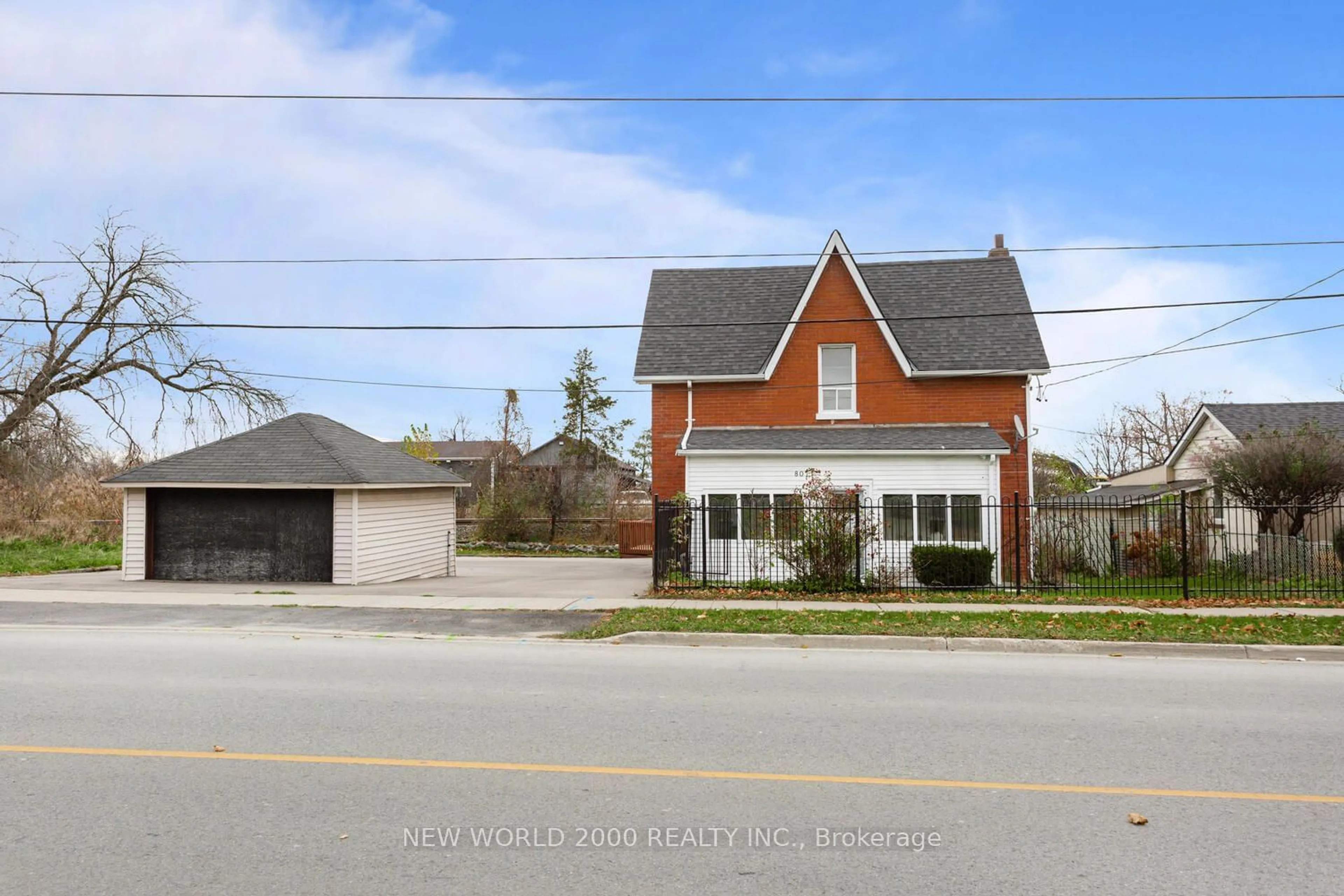 Frontside or backside of a home, the street view for 8071 Kipling Ave, Vaughan Ontario L4L 2A2